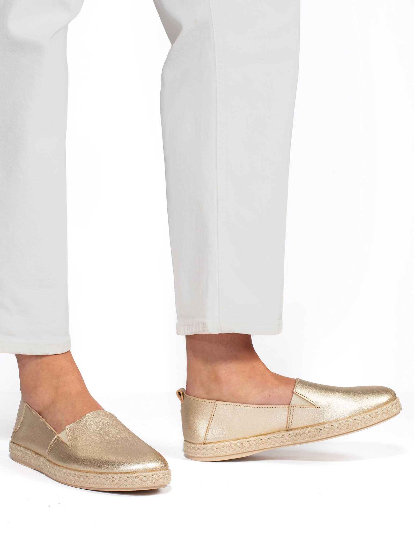 Suede Slip On Flat Espadrilles - image 2