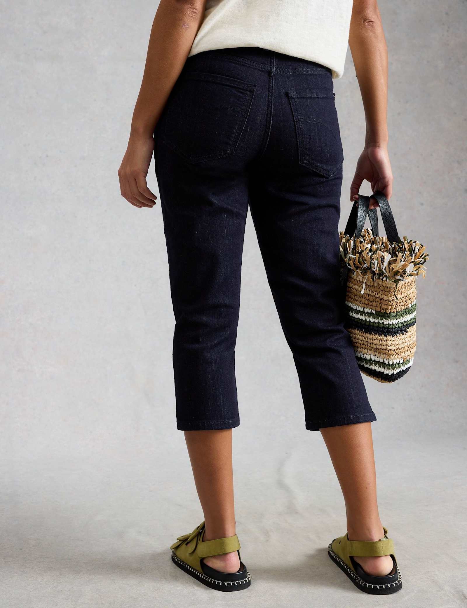 Mid Rise Skinny Cropped Jeans - image 5
