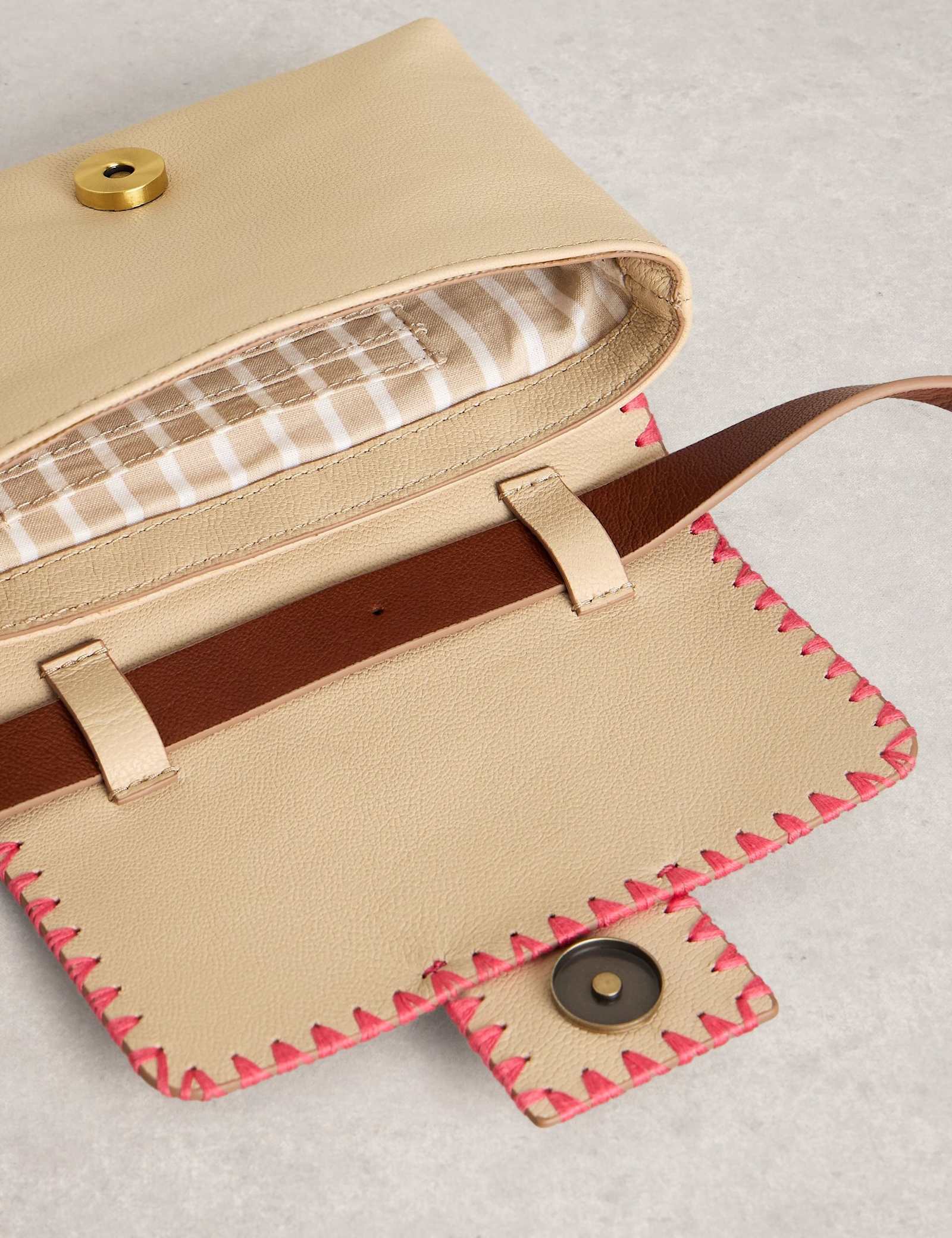 Leather Mini Cross Body Bag - image 2