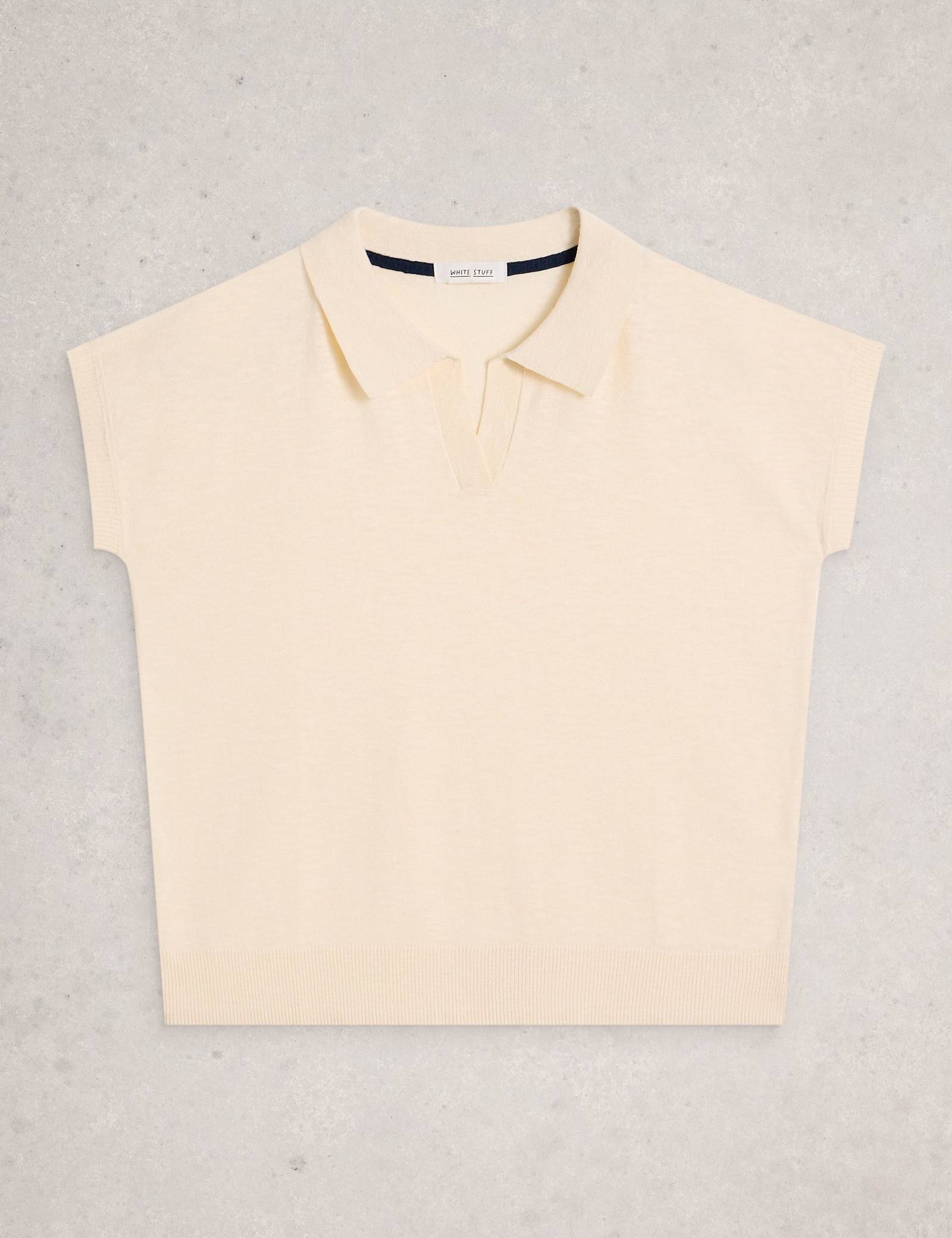 Cotton Rich Top With Linen - image 1