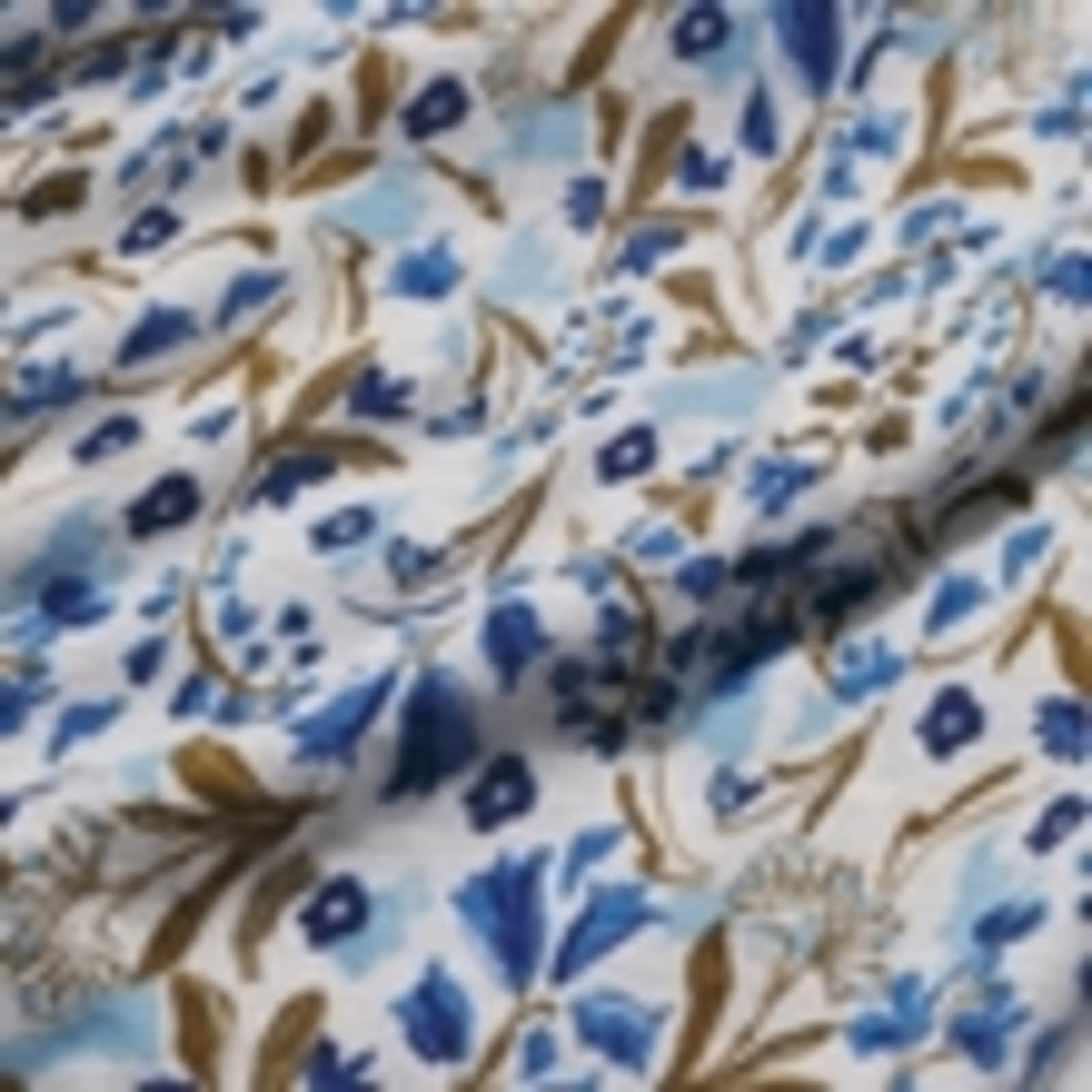 Pure Cotton Floral Scoop Neck Top - image 3