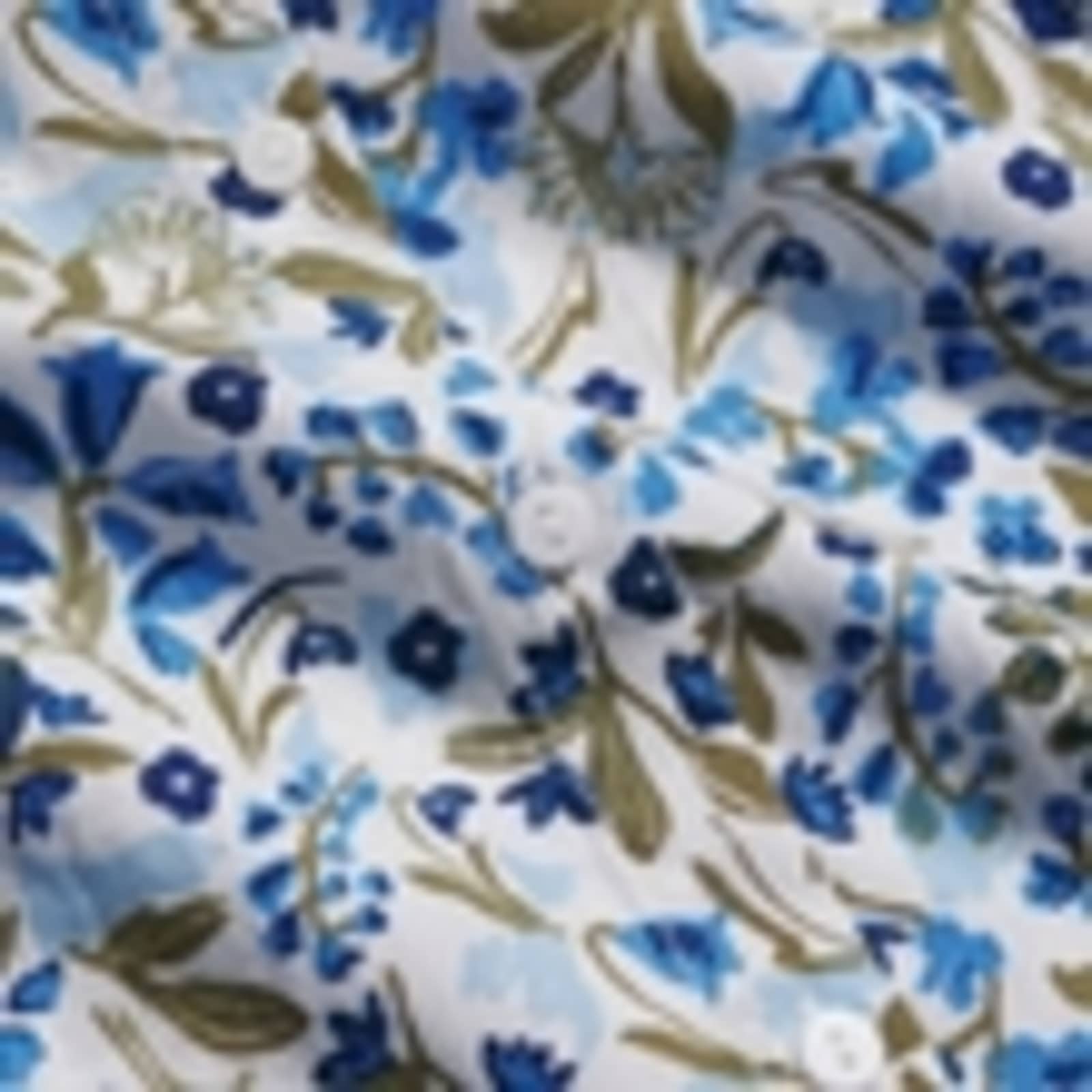 Pure Cotton Floral Collared Blouse - image 3