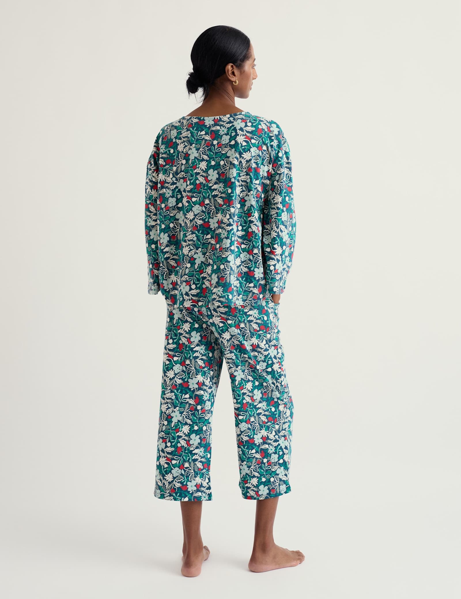 Cotton Rich Floral Pyjama Set - image 4