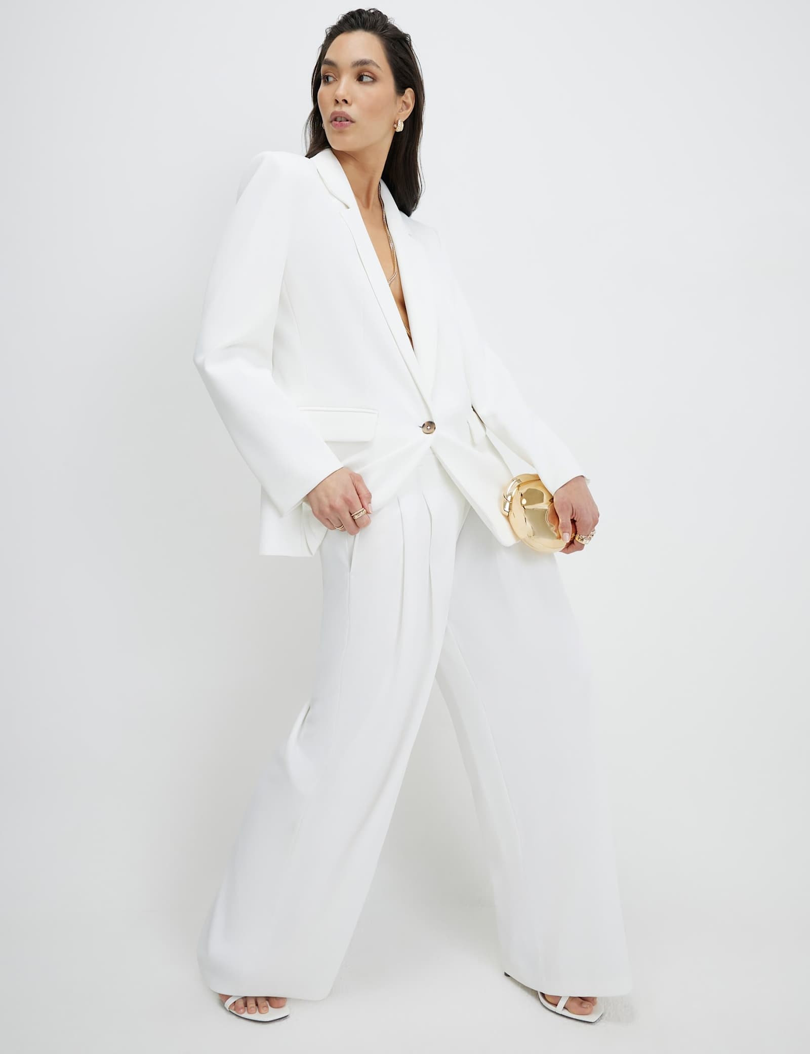 Tailored Wide Leg Trousers - image 1