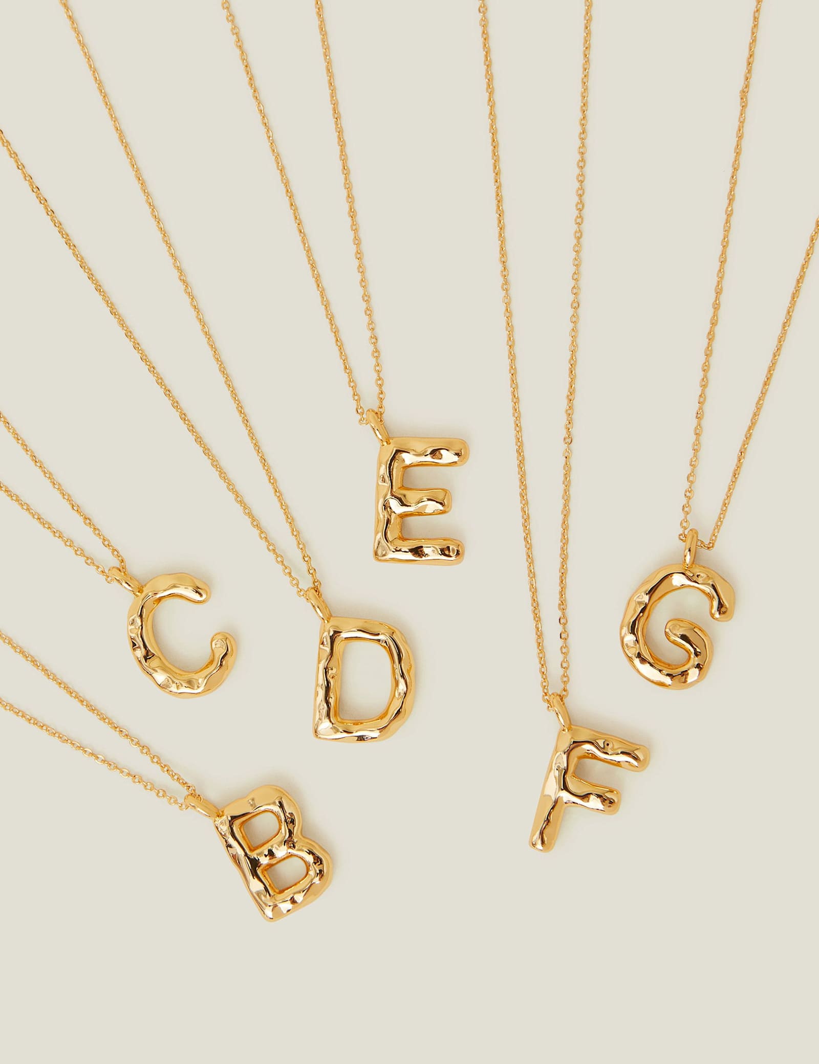 14ct Gold Plated Initial Pendant Necklace - image 4