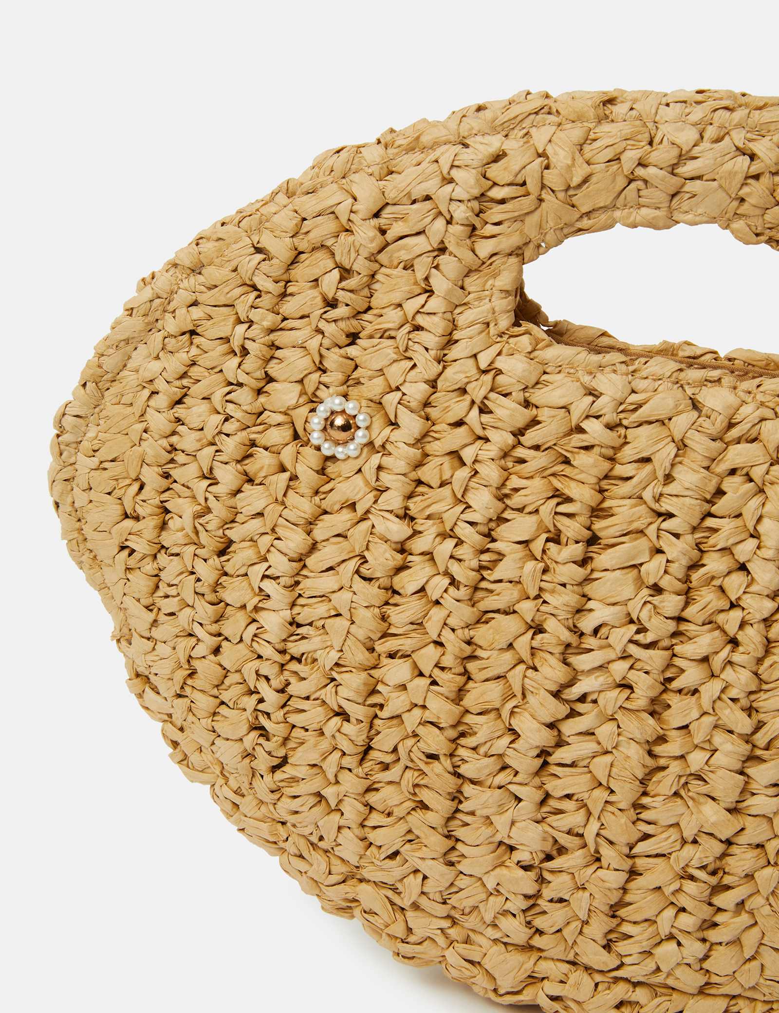 Raffia Fish Clutch Bag - image 3