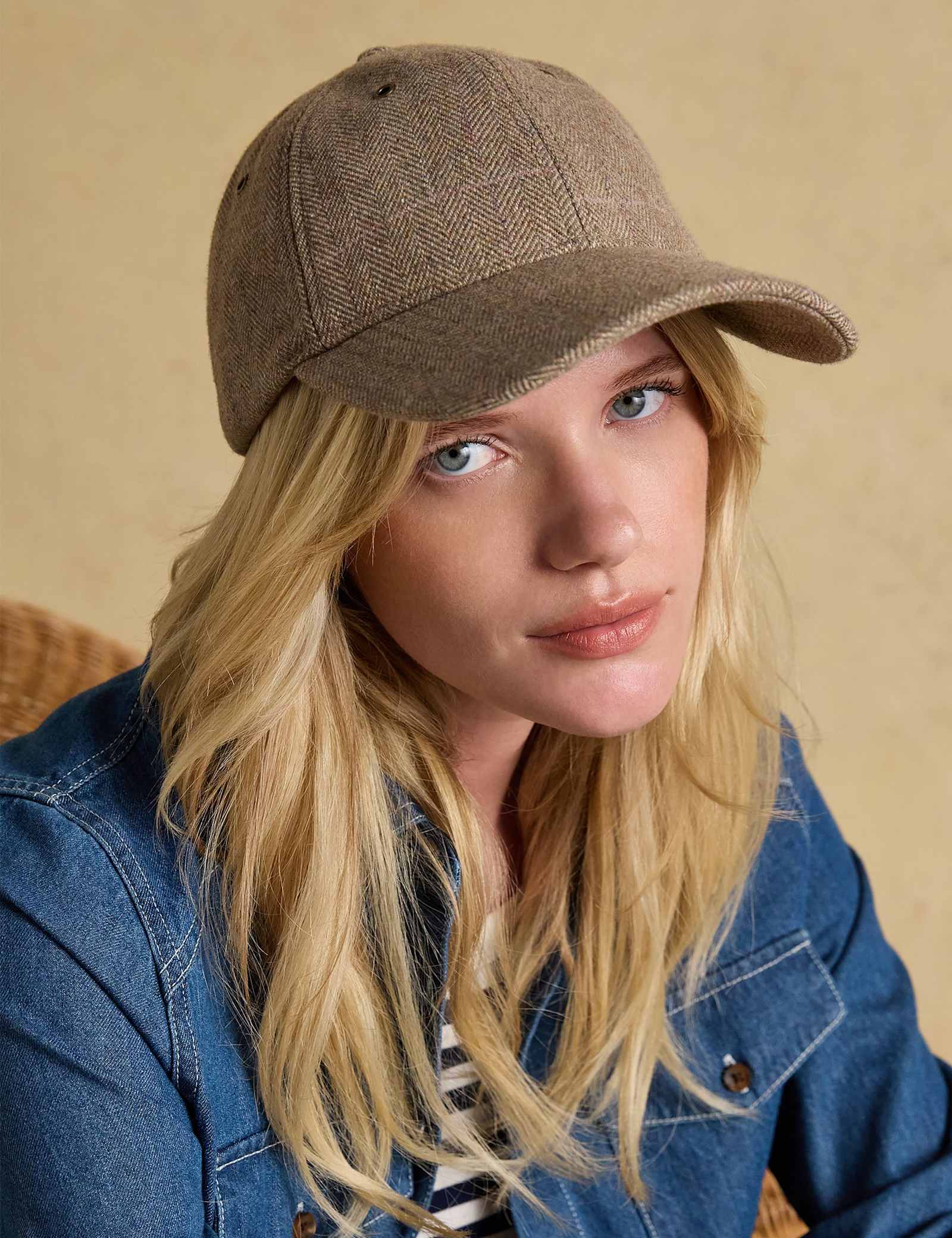 Wool Rich Tweed Cap - image 1
