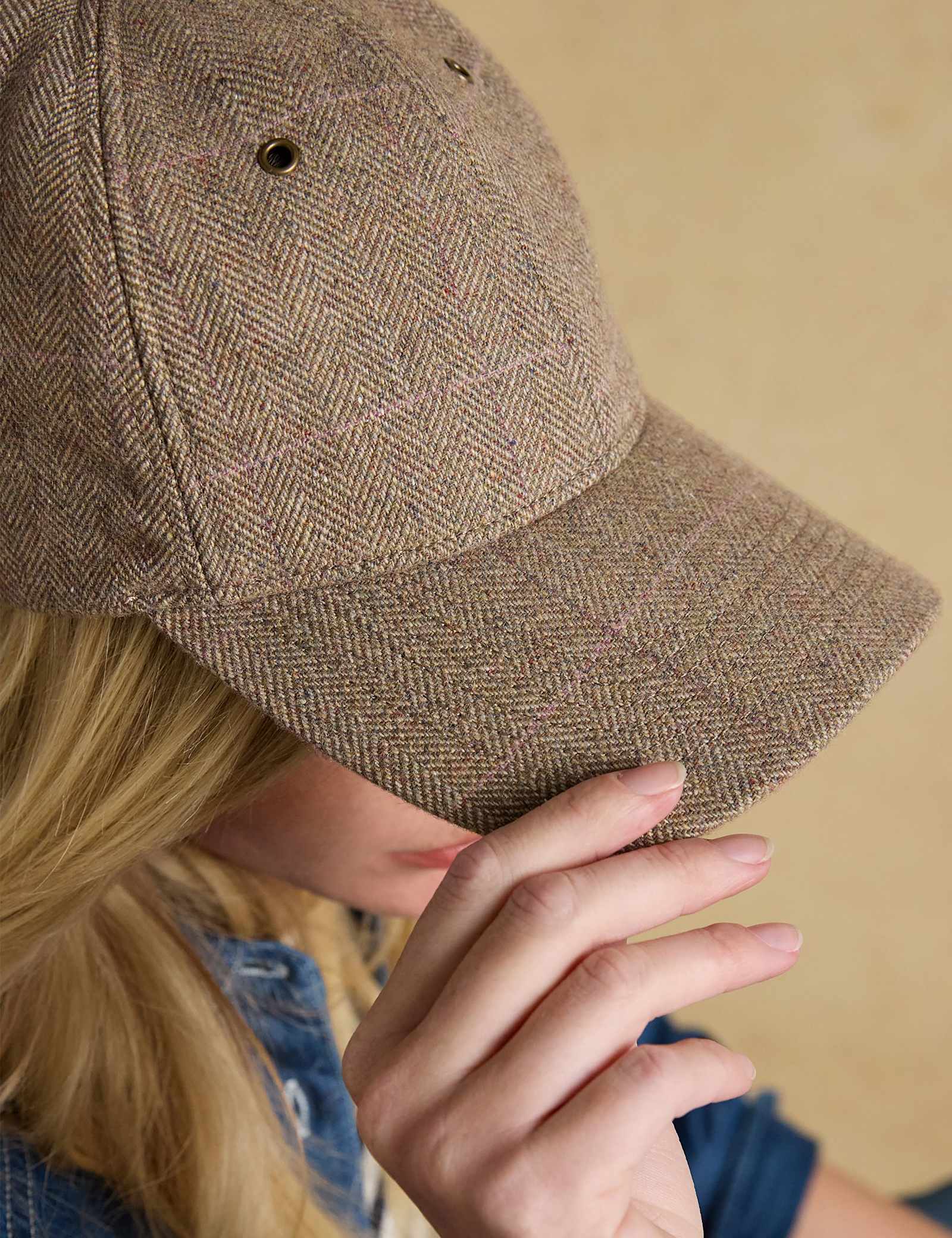 Wool Rich Tweed Cap - image 3