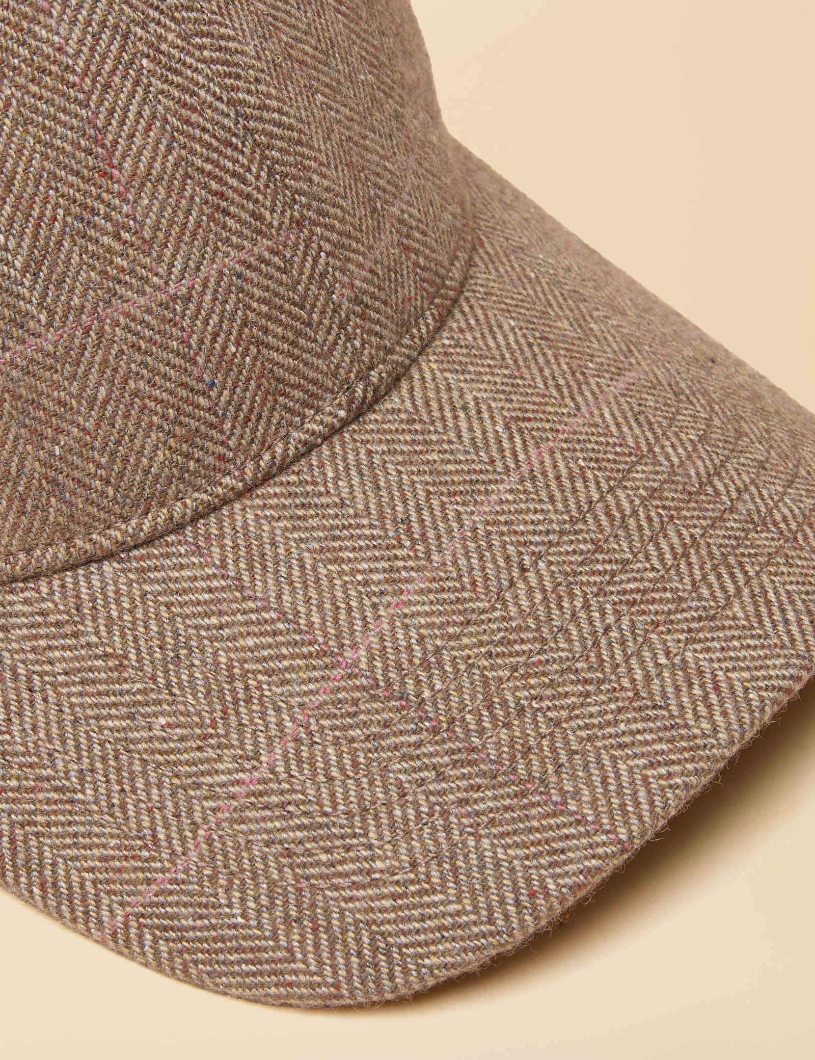 Wool Rich Tweed Cap - image 2