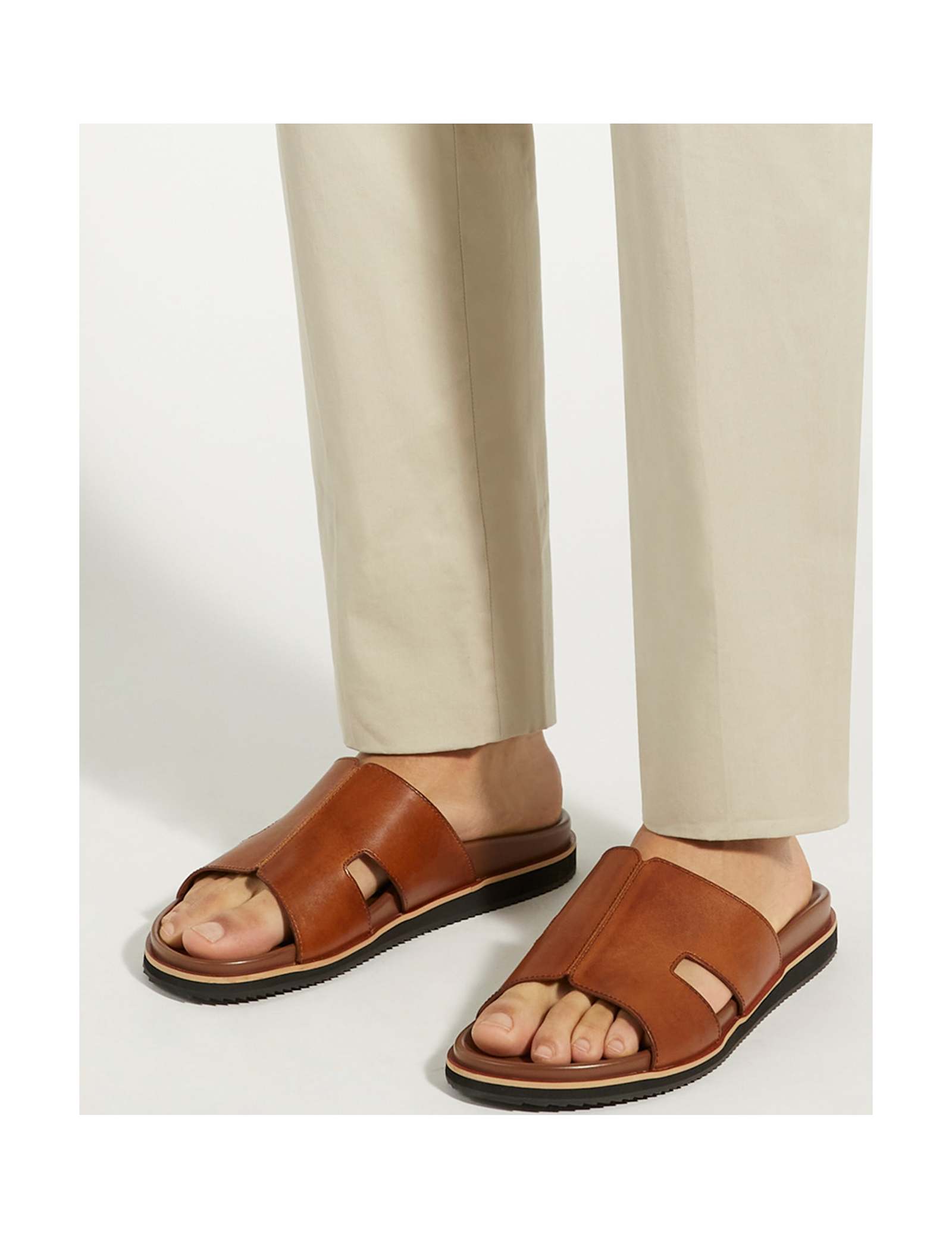 Leather Sliders - image 1