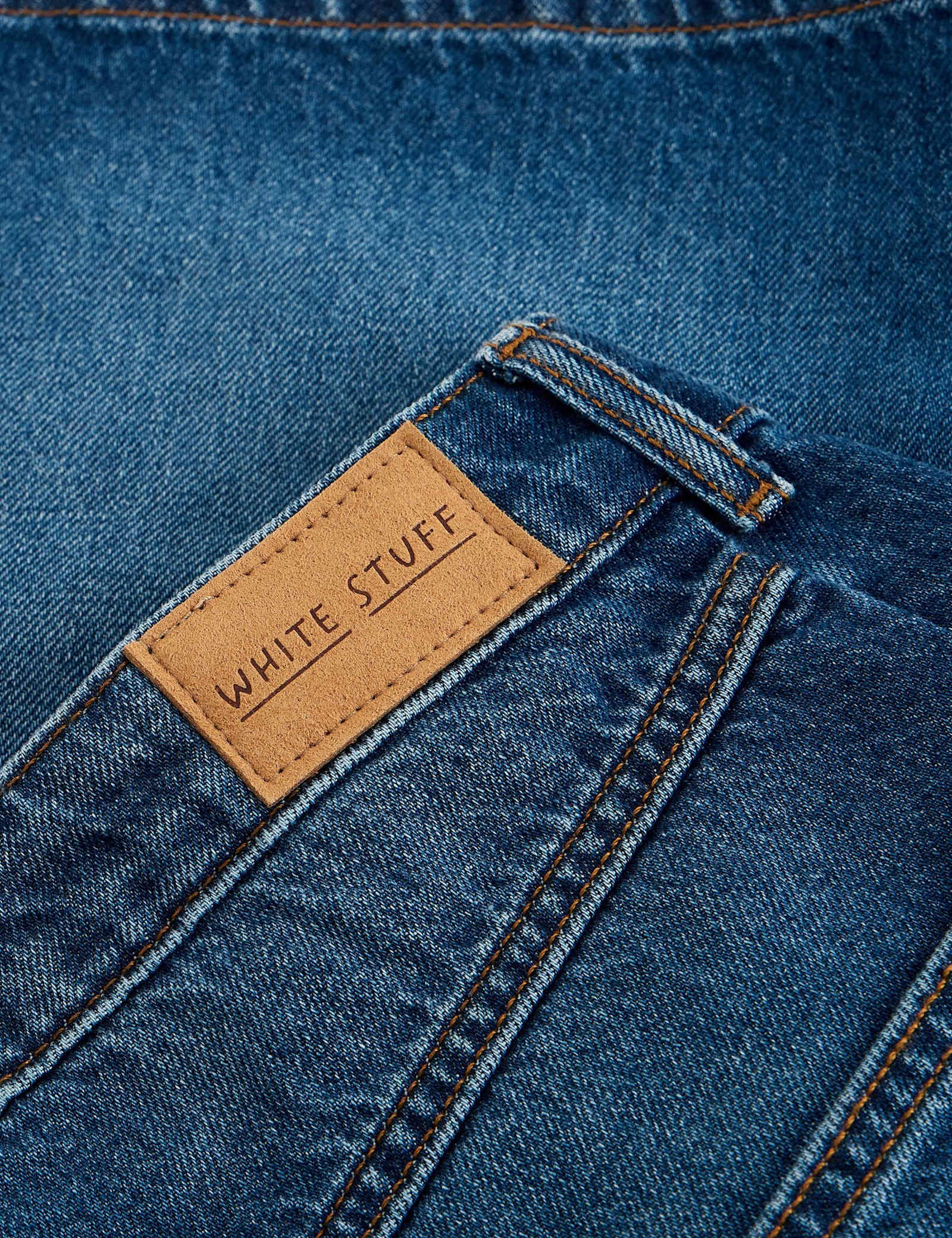 Denim Longer Length Shorts - image 3
