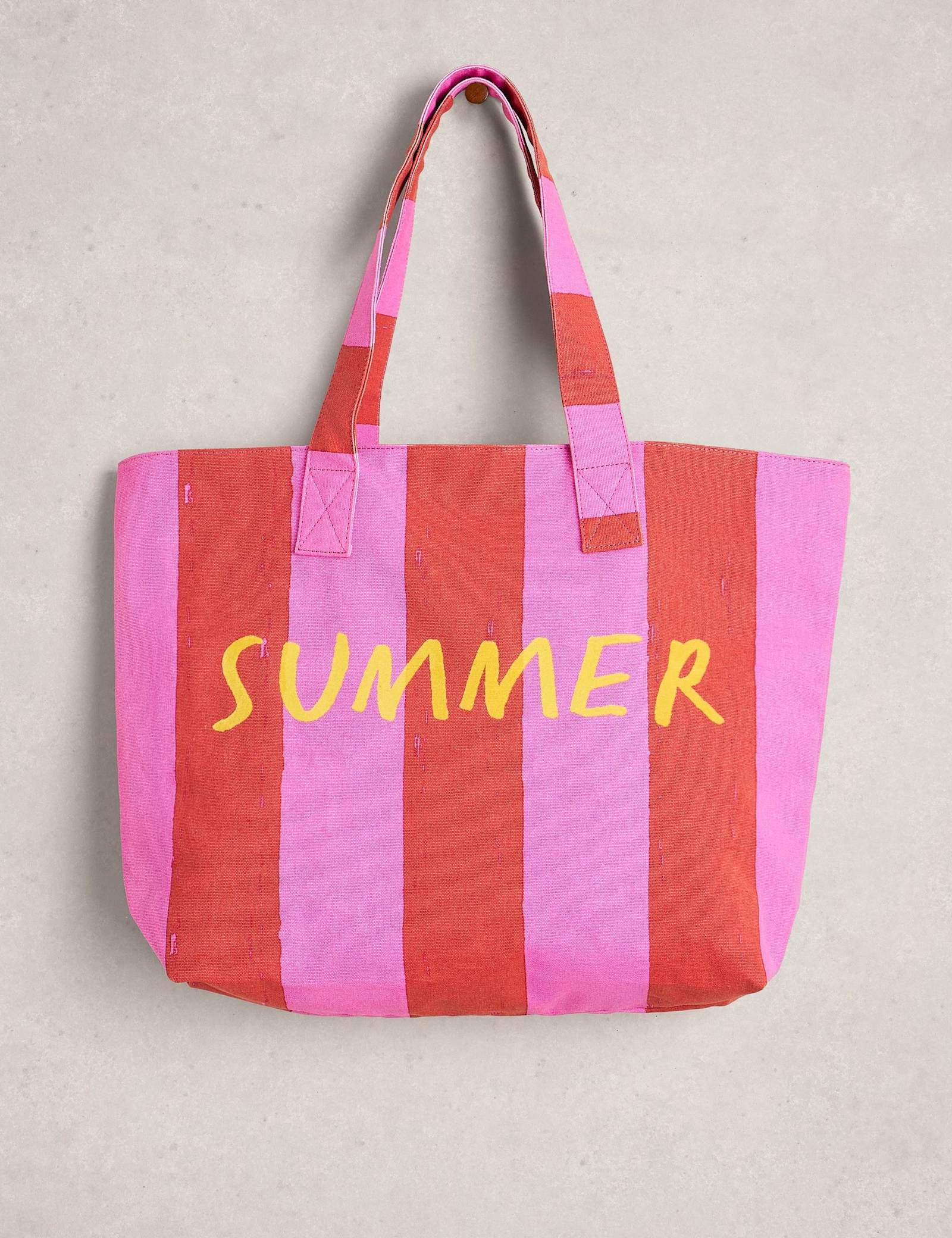 Pure Cotton Striped Summer Stuff Tote Bag - image 3