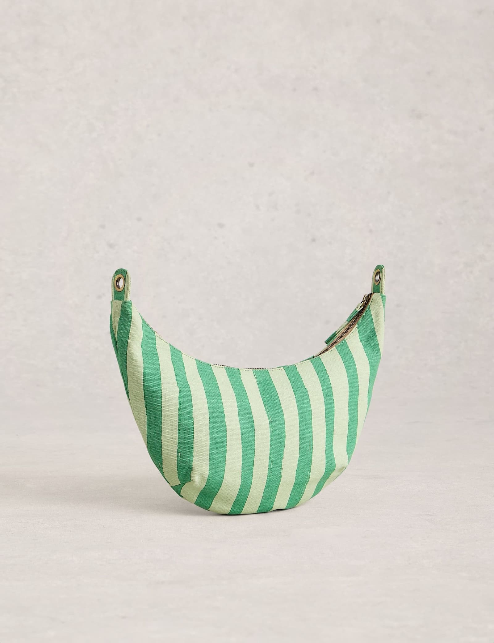 Canvas Striped Cross Body Bag - image 4