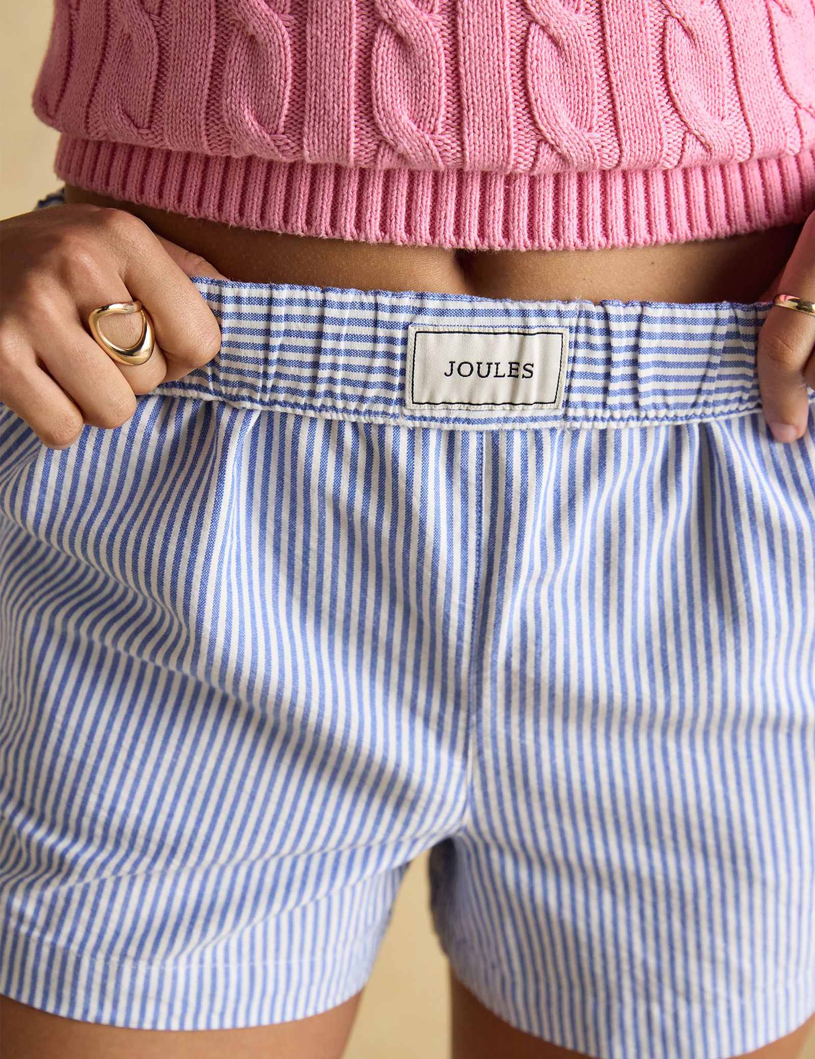 Pure Cotton Striped Shorts - image 4