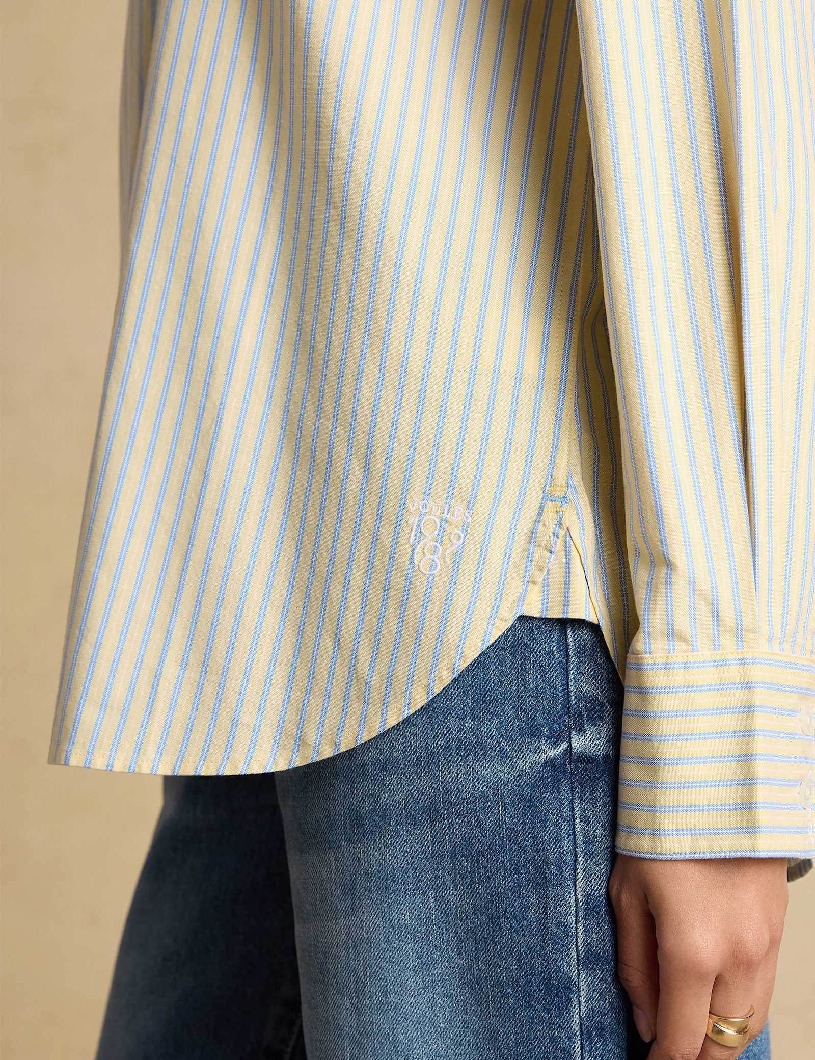 Pure Cotton Striped Oxford Shirt - image 5