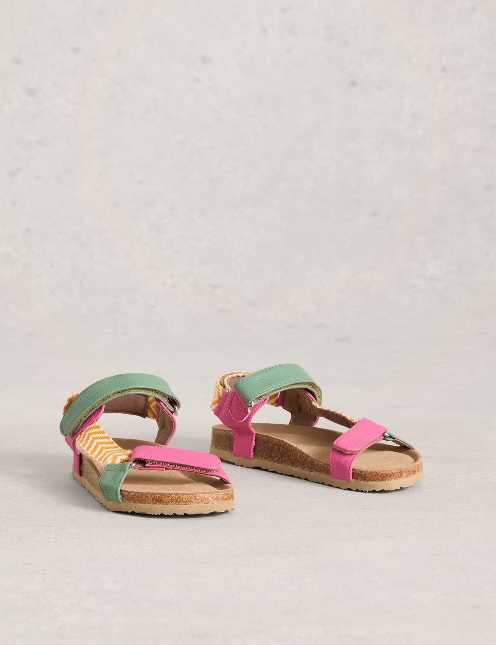 Riptape Ankle Strap Flat Footbed Sandals - image 5