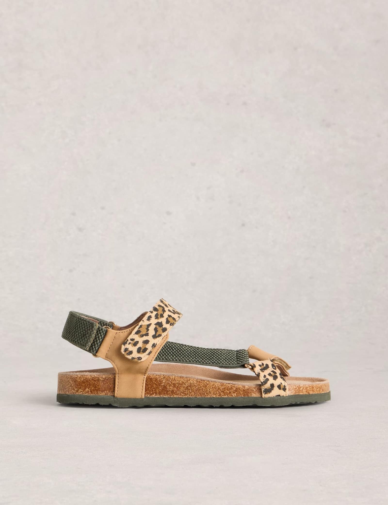 Riptape Ankle Strap Flat Footbed Sandals - image 2