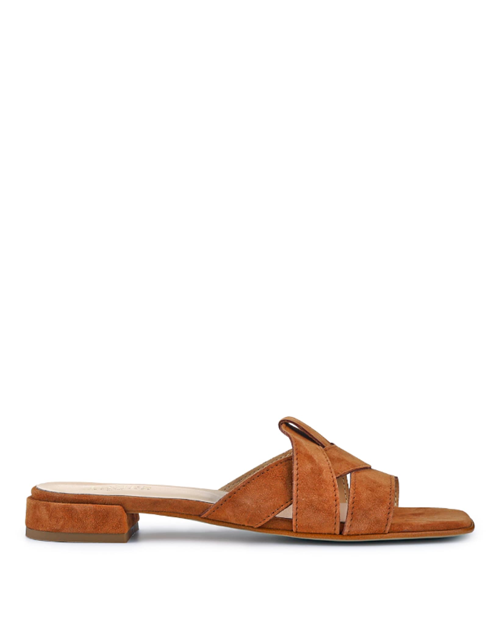 Suede Block Heel Mules - image 2