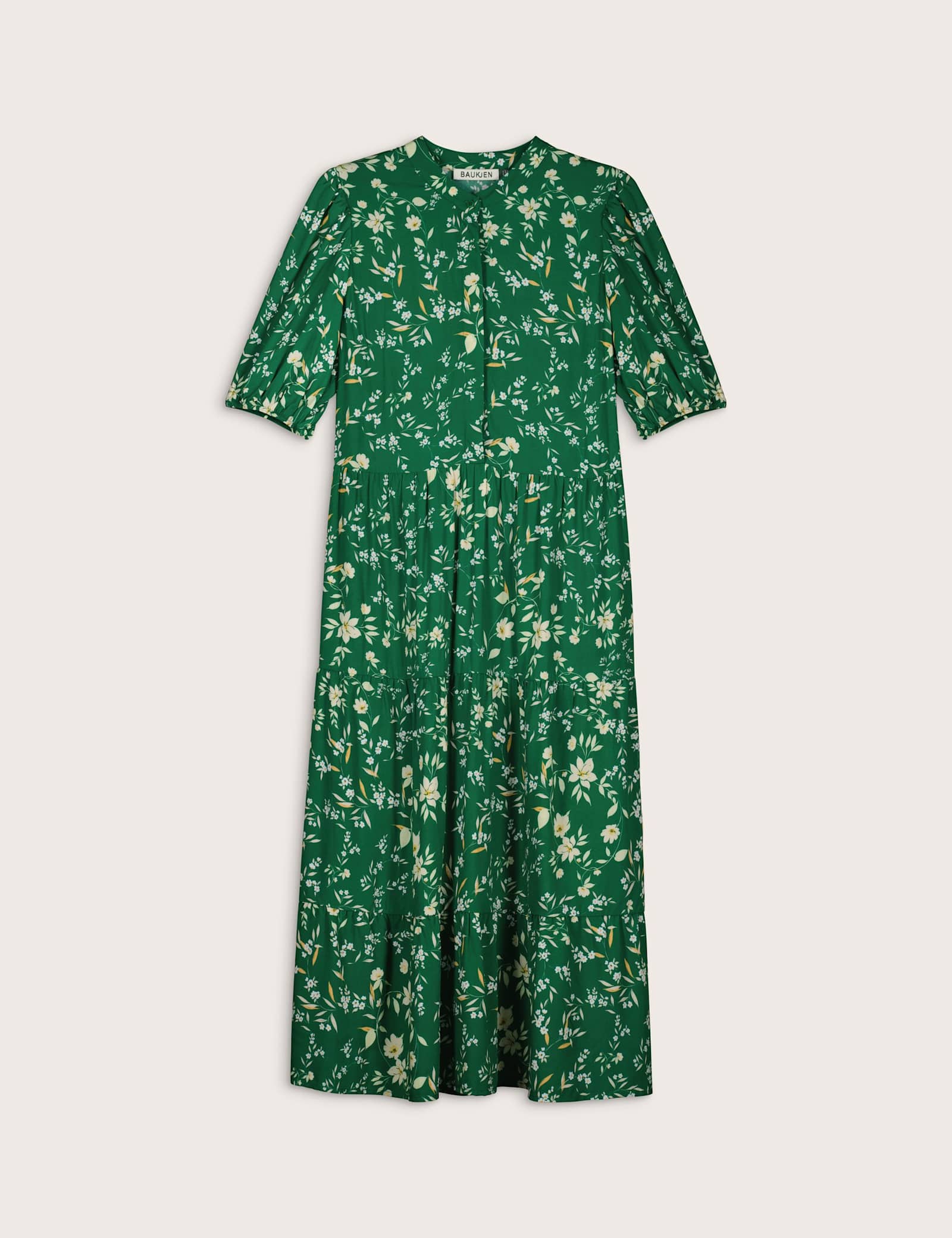 Floral Midi Tea Dress - image 1