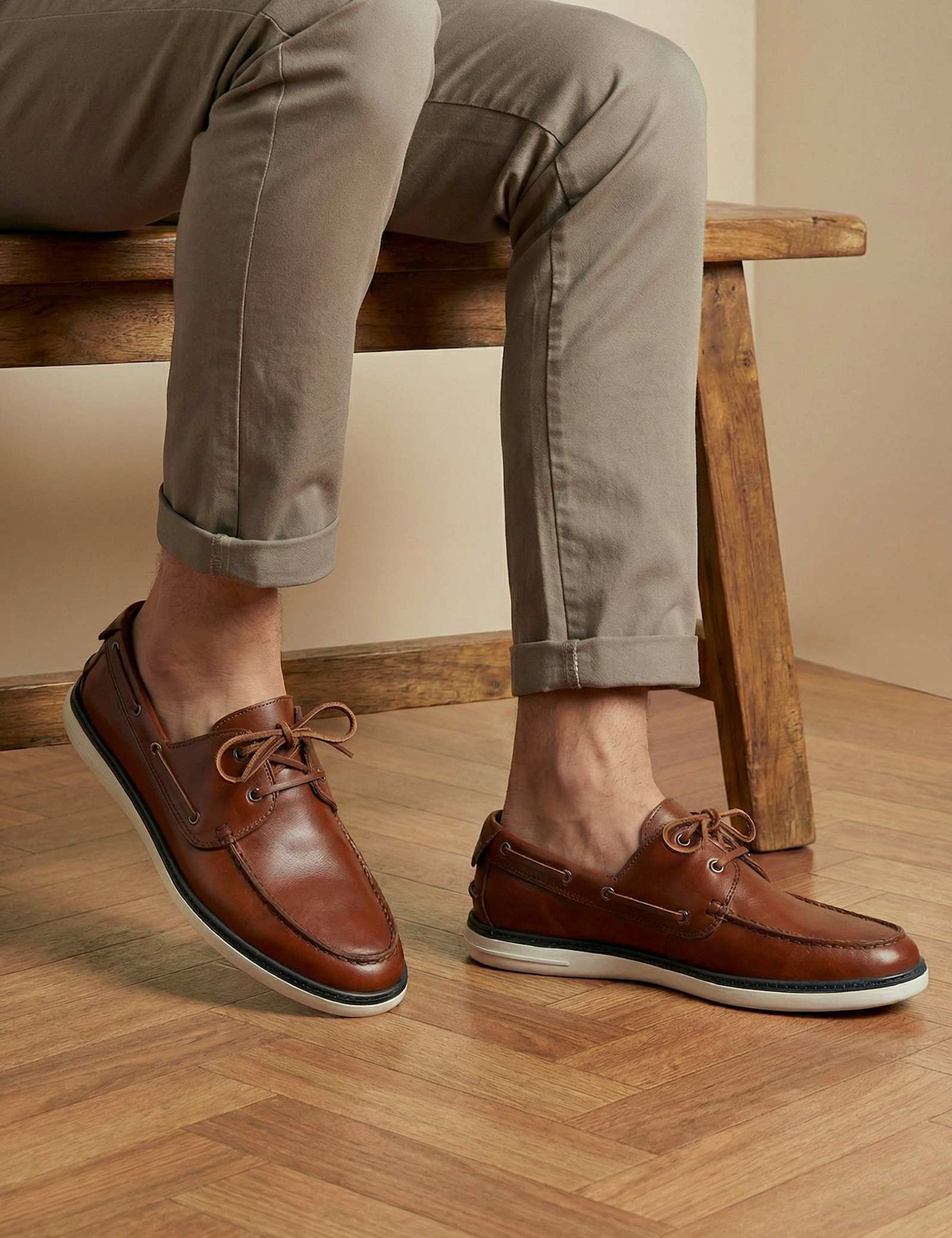 Leather Boat Shoes - image 1