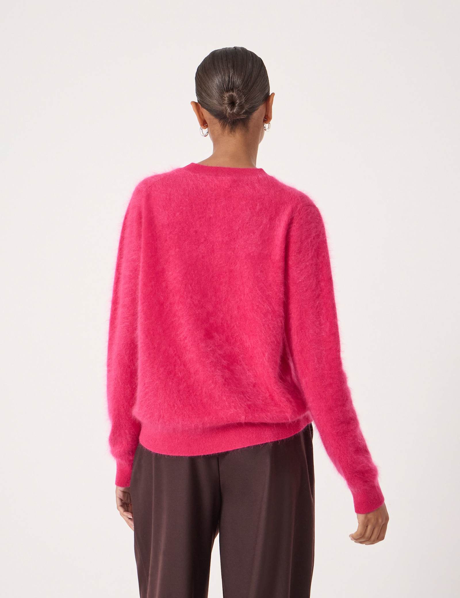Pure Cashmere Brushed Jumper - image 3