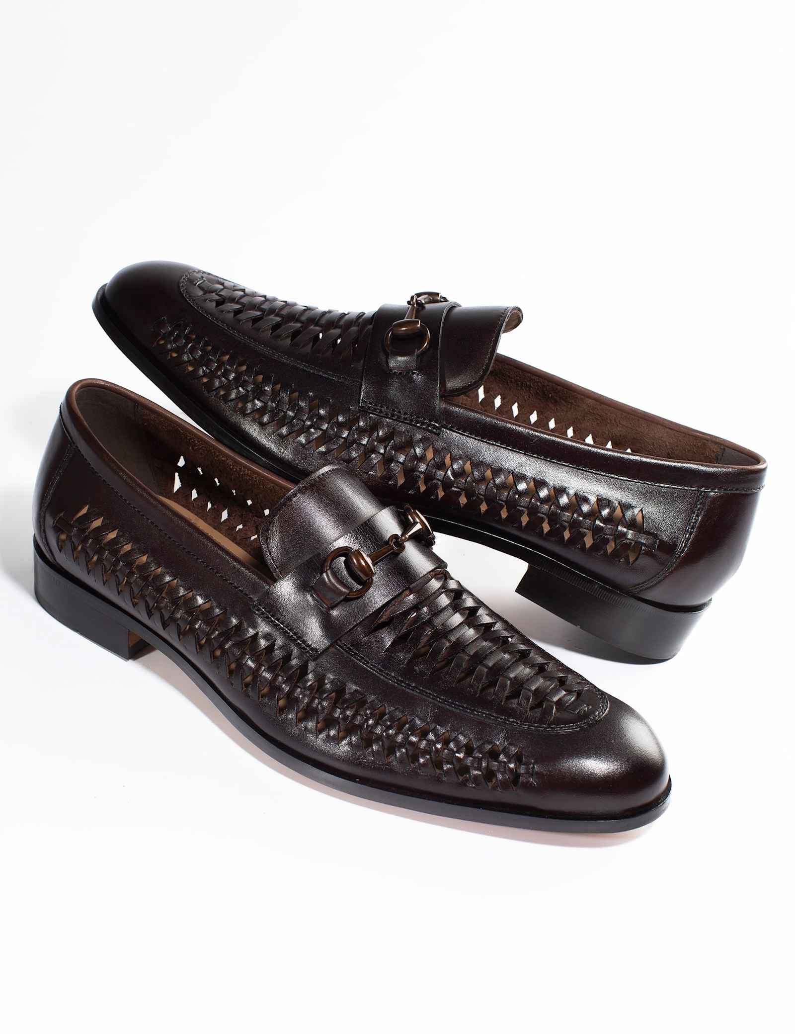 Leather Slip On Loafers - image 2
