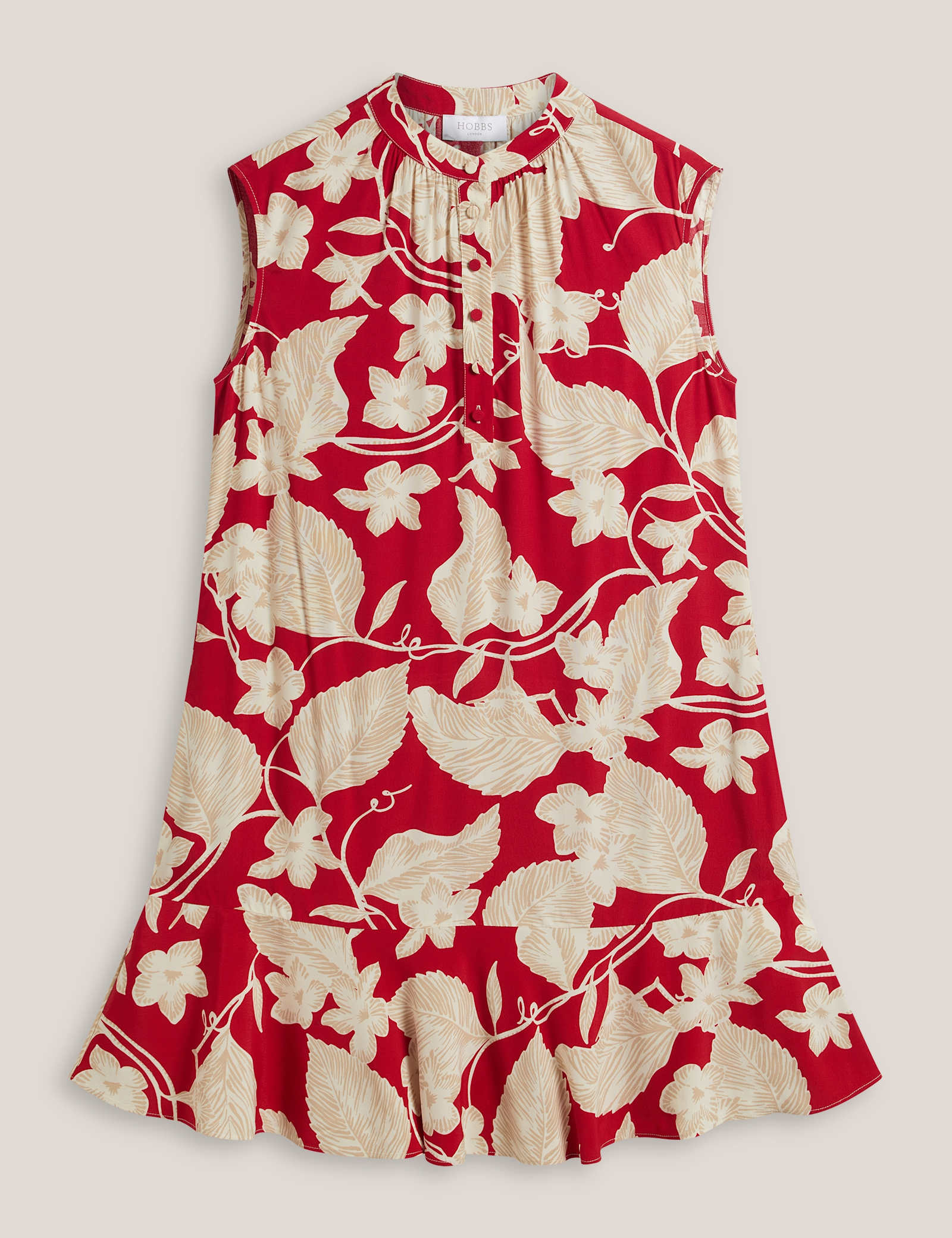 Floral Mini Tiered Dress - image 1