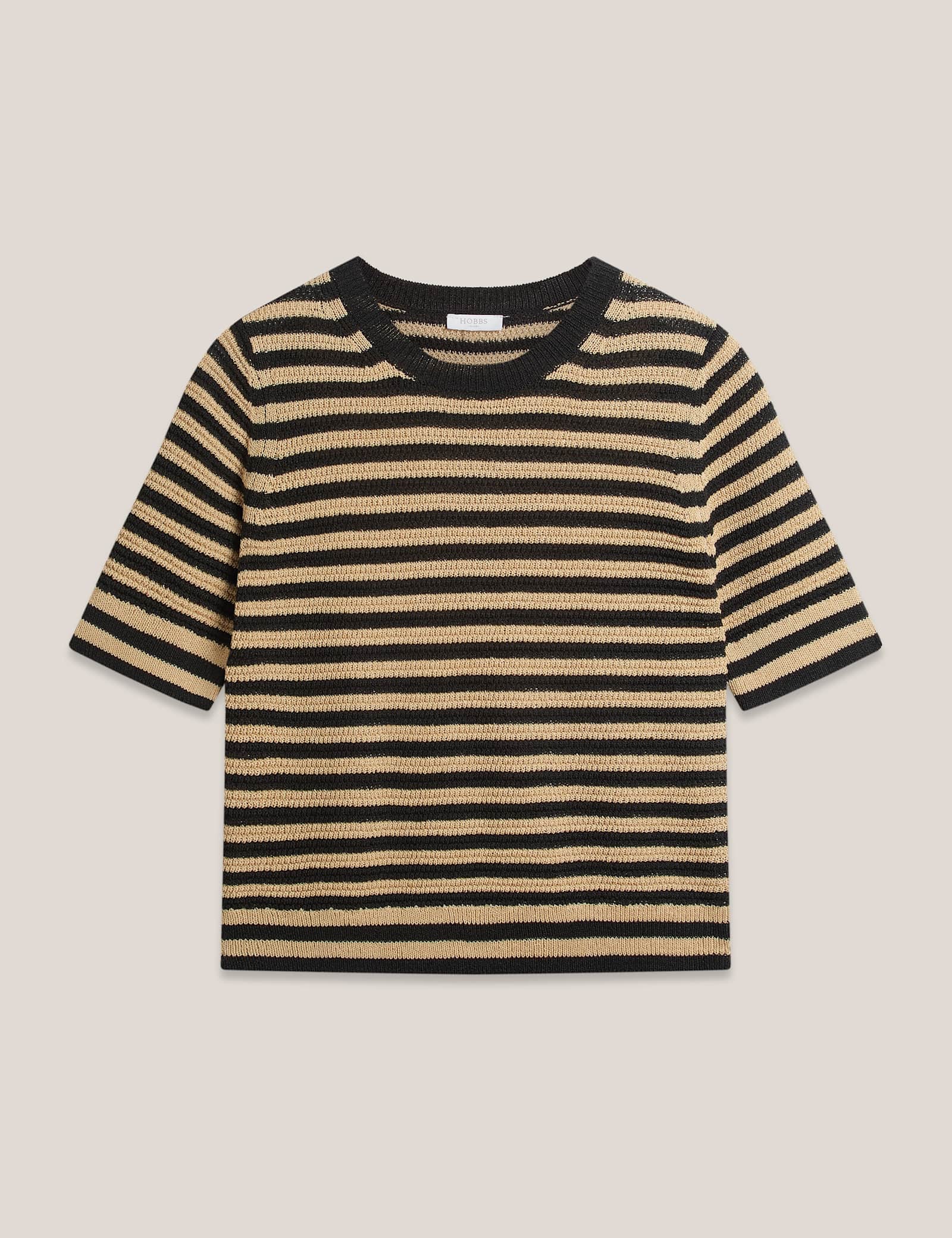 Knitted Striped T-Shirt - image 1