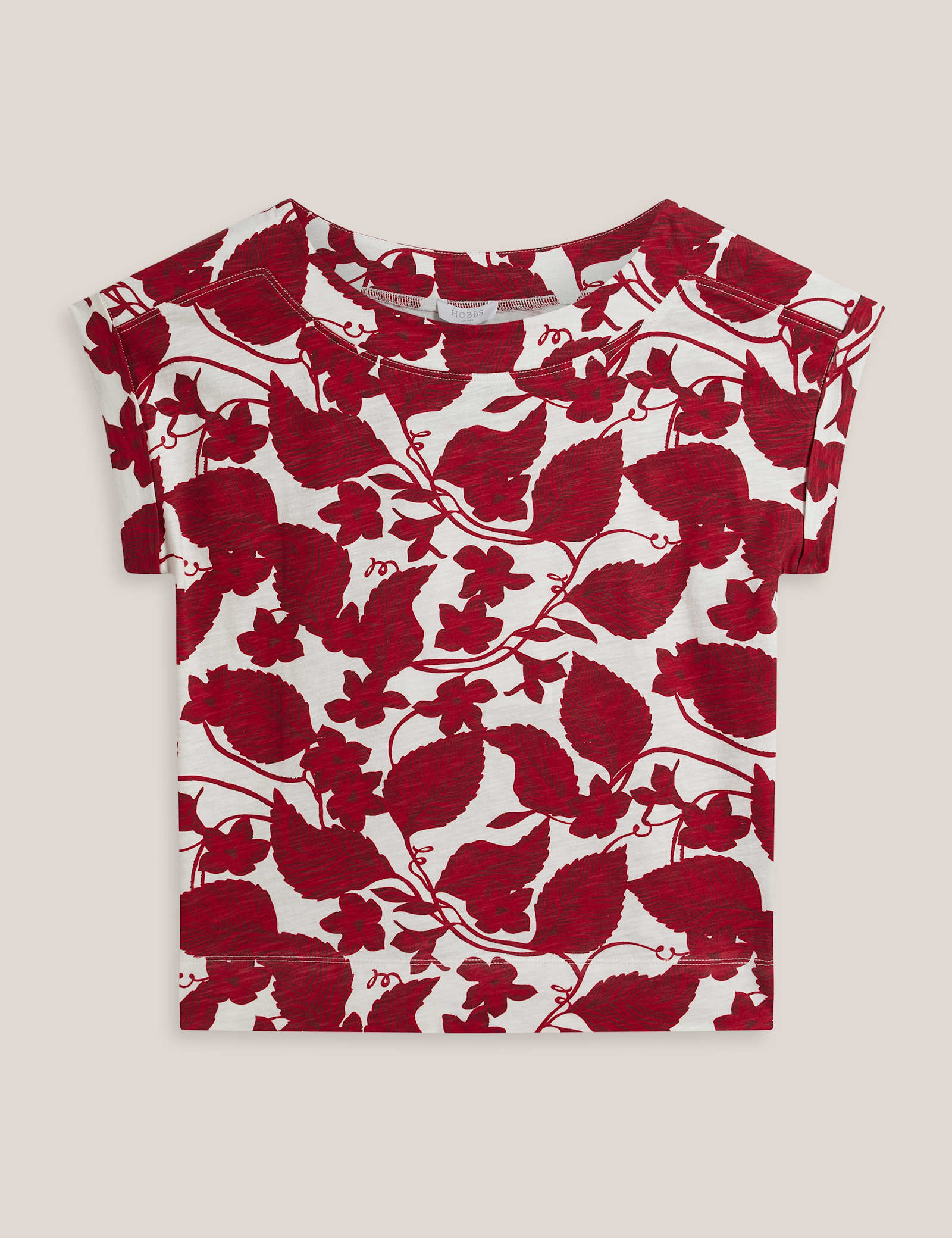 Pure Cotton Floral Top - image 1