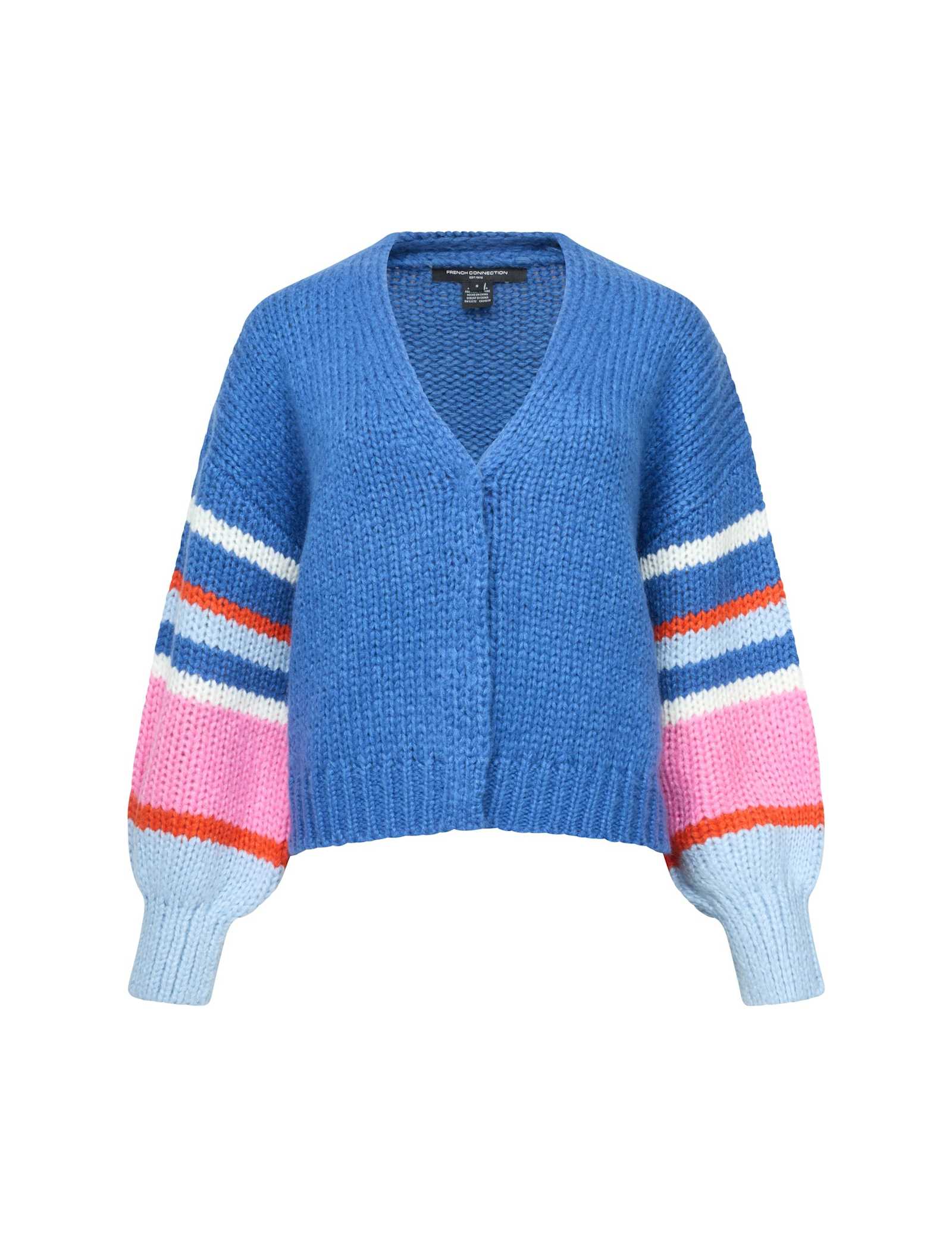 Ribbed V-Neck Cardigan - image 1