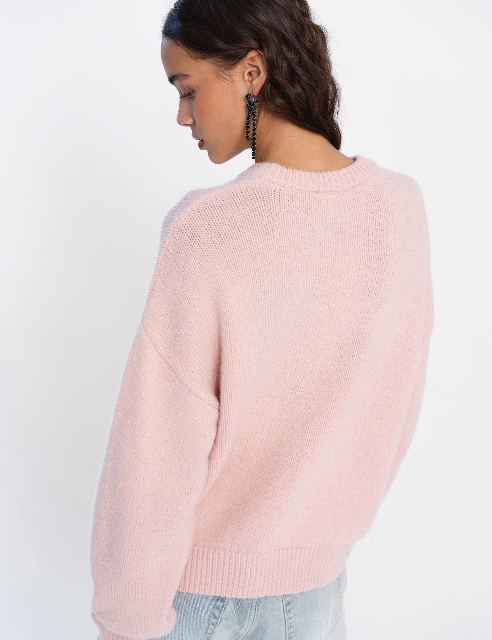 Textured Crew Neck Jumper - image 4