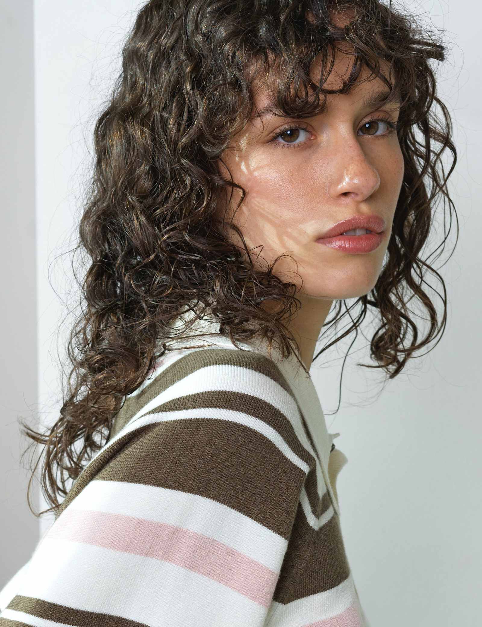 Striped Polo Neck Jumper - image 4