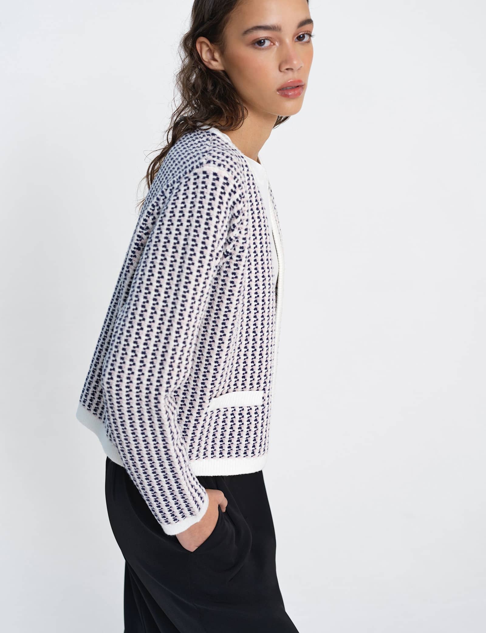 Textured Edge to Edge Cardigan - image 5
