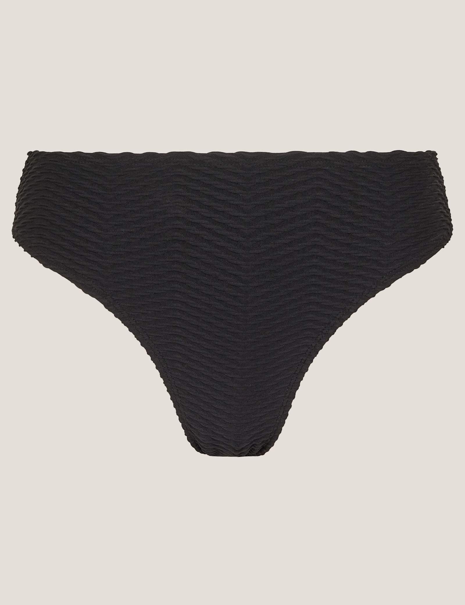 Textured High Leg Bikini Bottoms - image 1