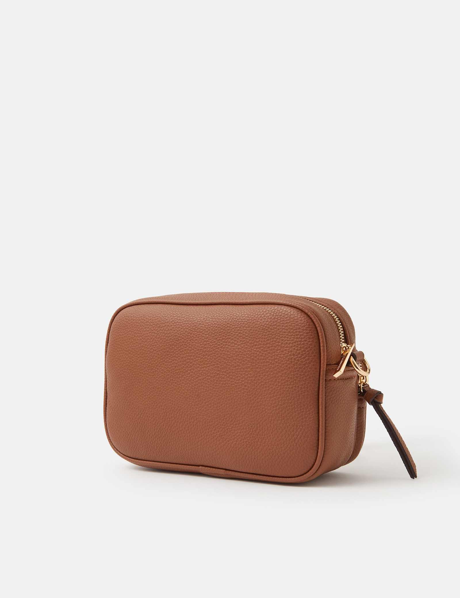 Faux Leather Cross Body Bag - image 4