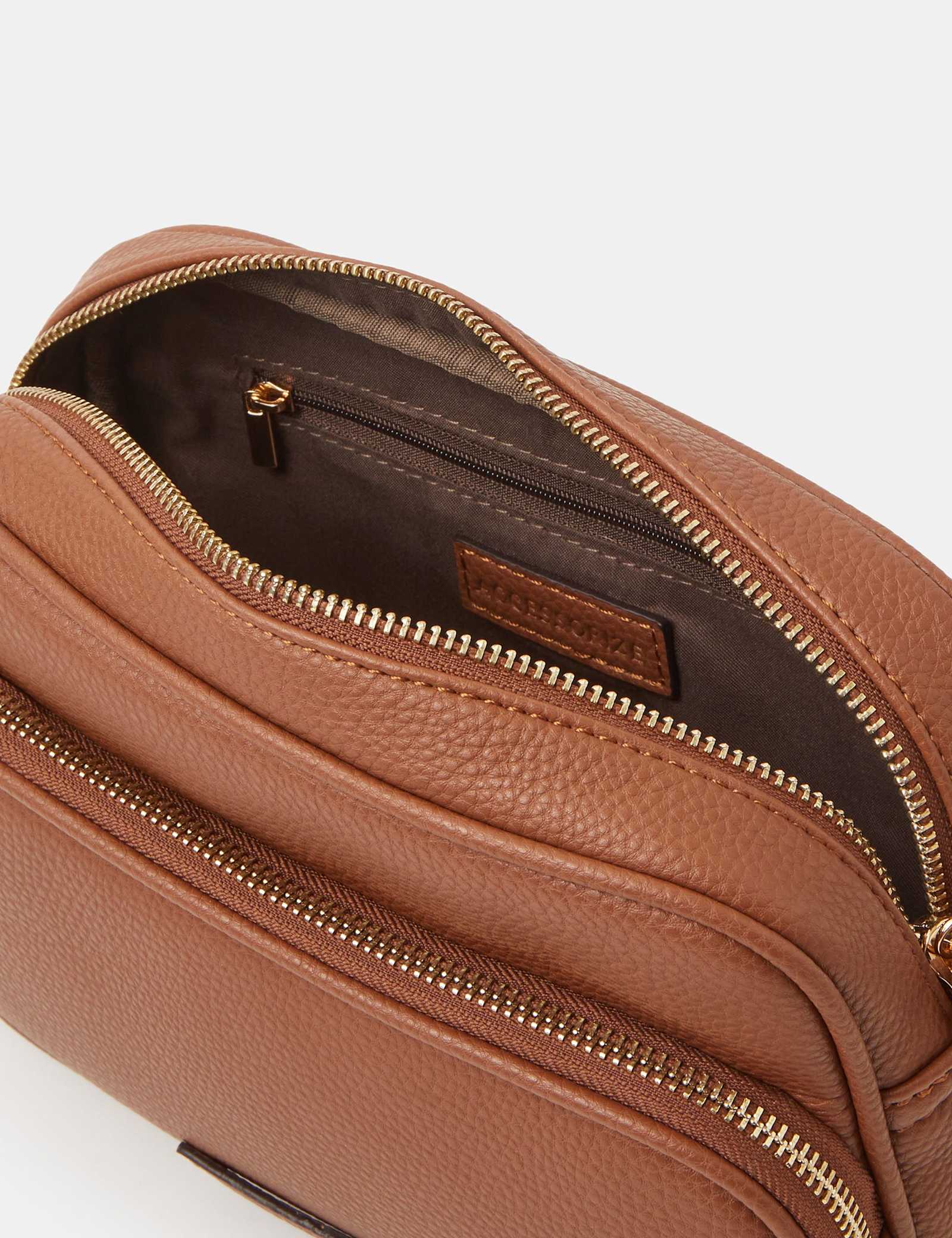 Faux Leather Cross Body Bag - image 2