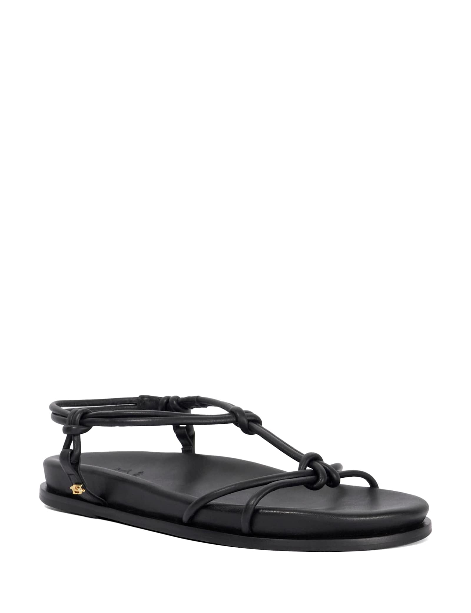 Leather Strappy Sandals - image 4