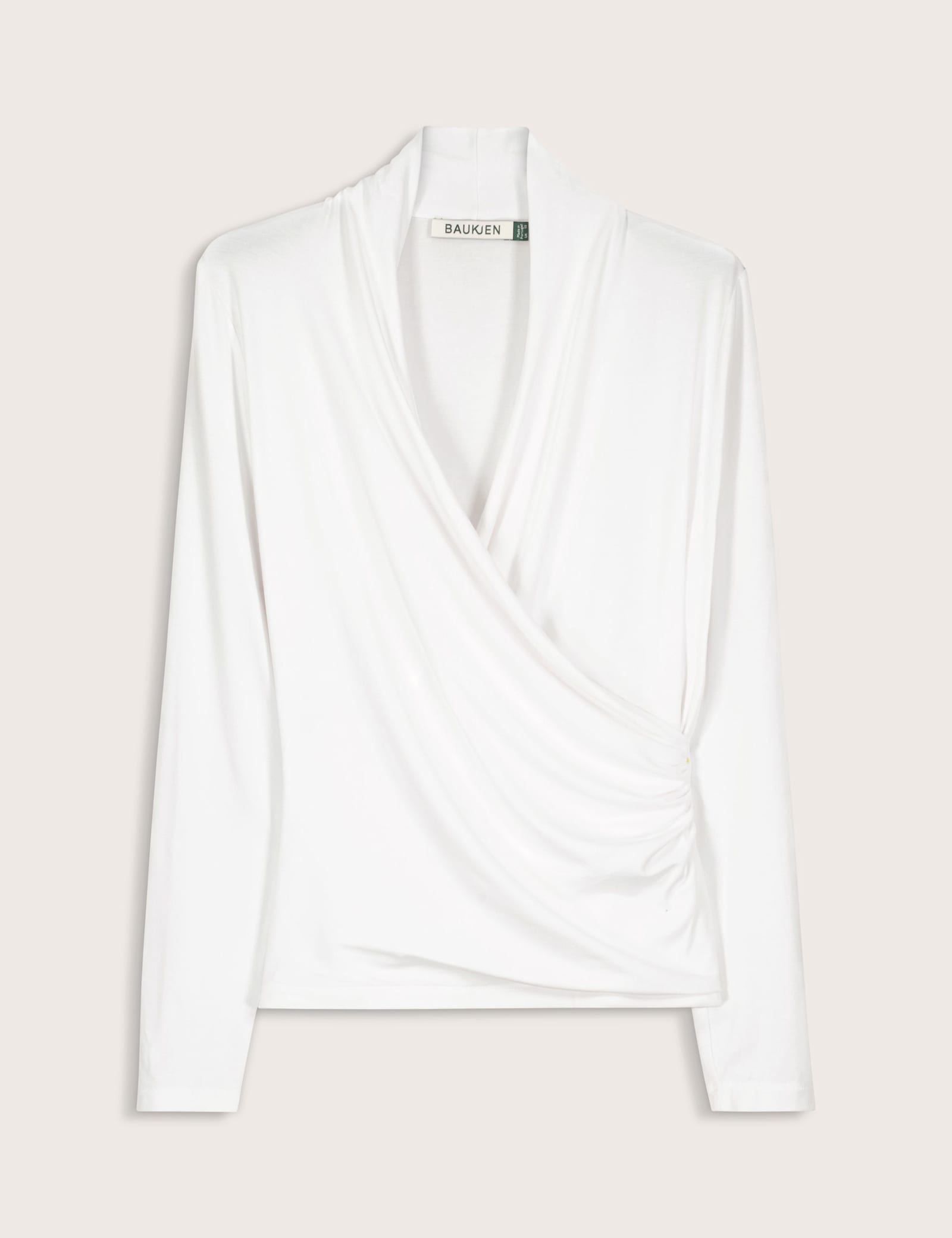 Jersey V-Neck Wrap Top - image 1