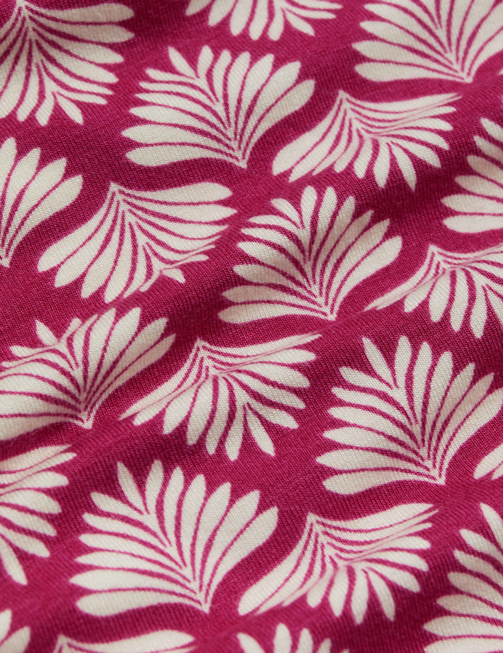 Jersey Printed V-Neck Top - image 3