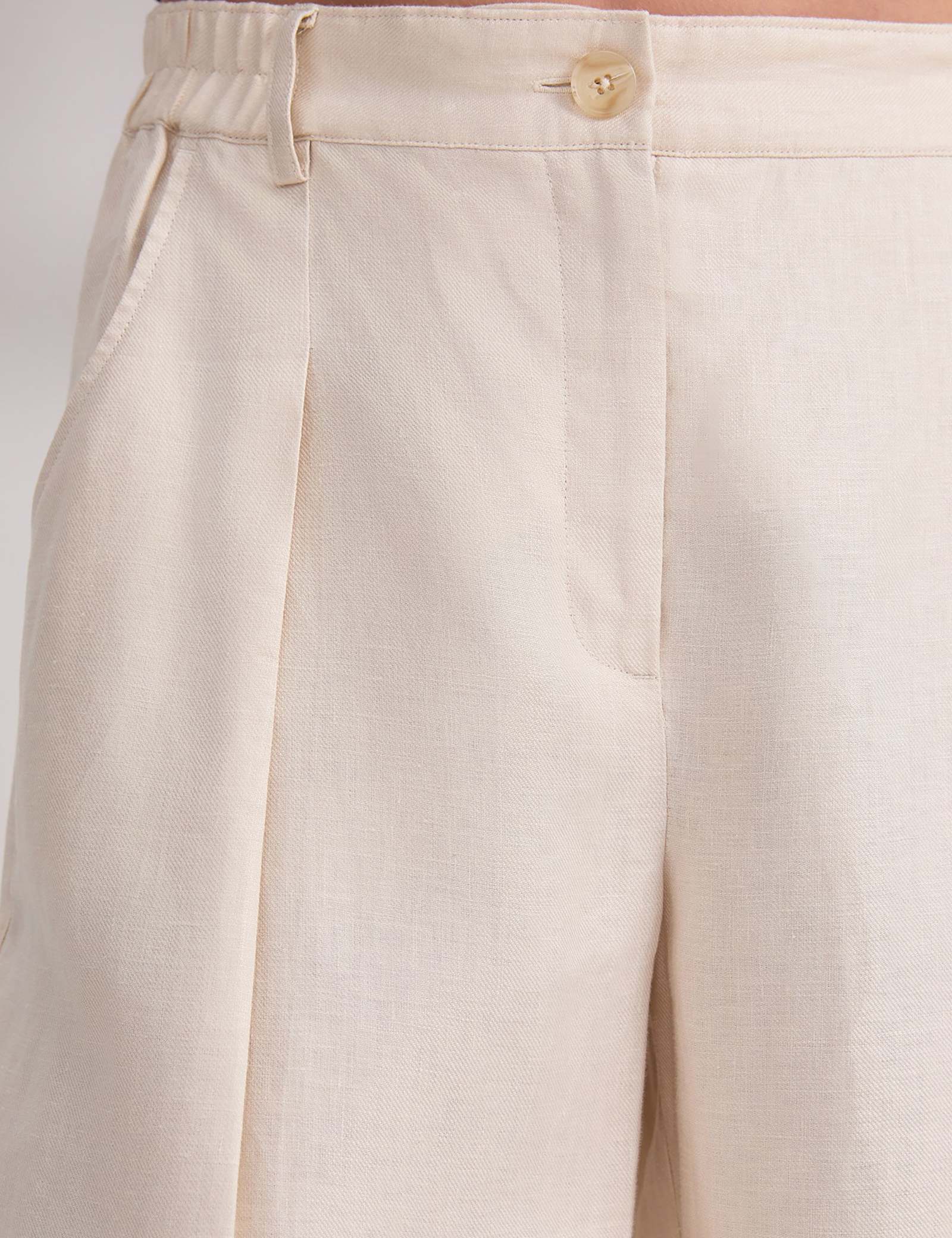 Pure Linen Straight Leg Chinos - image 2