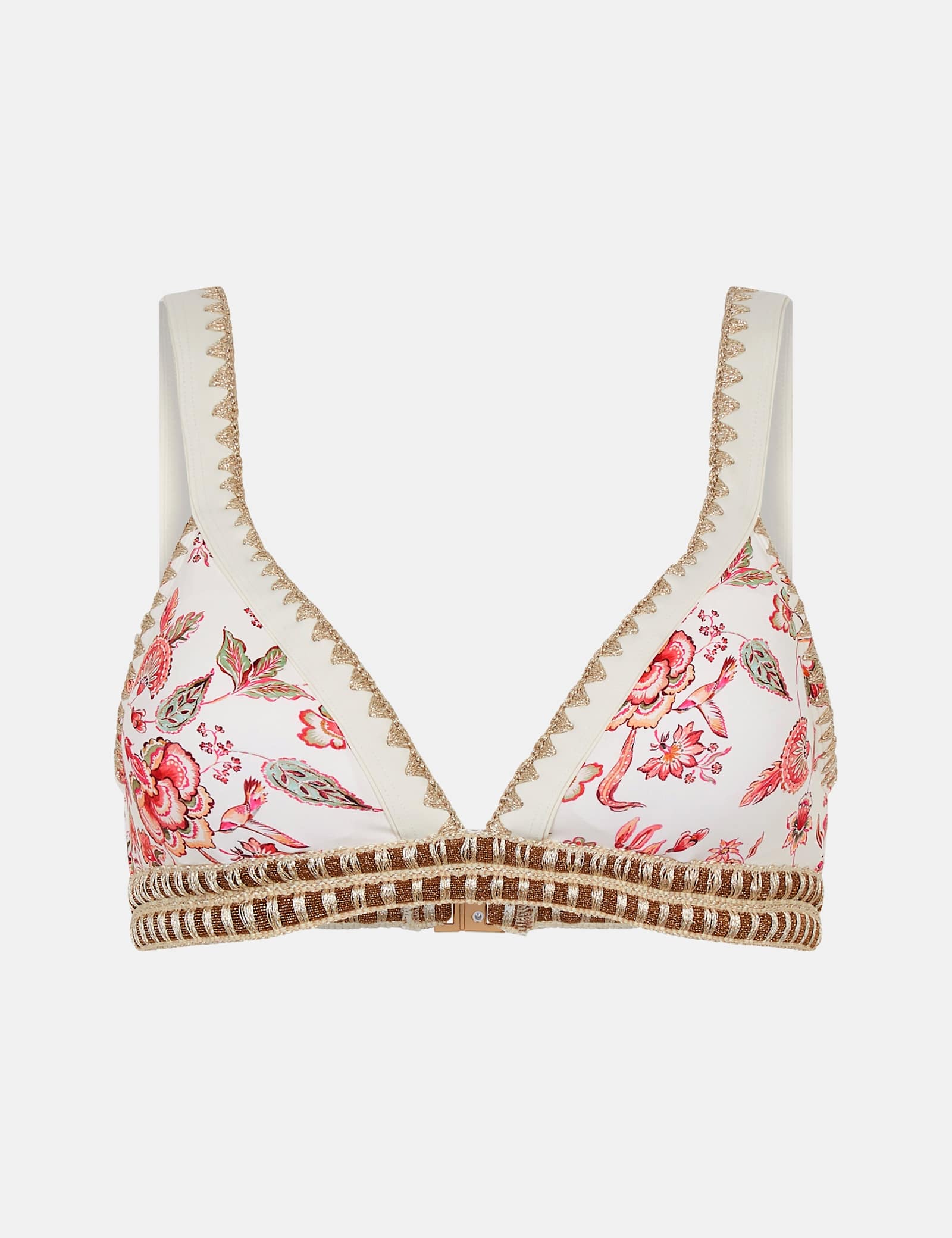 Floral Wired Bikini Top - image 1