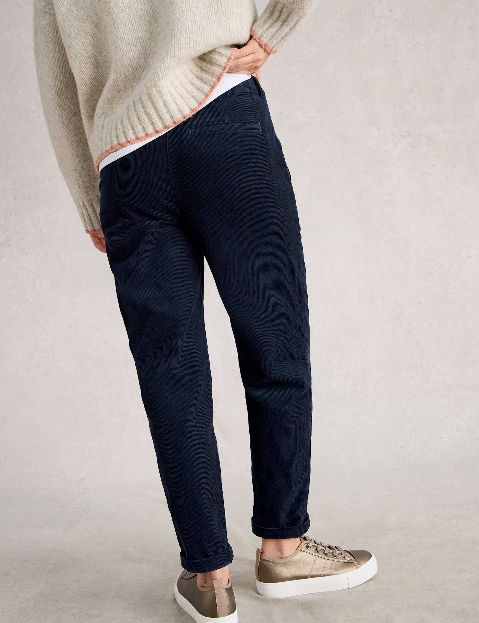 Cord Straight Leg Trousers - image 3