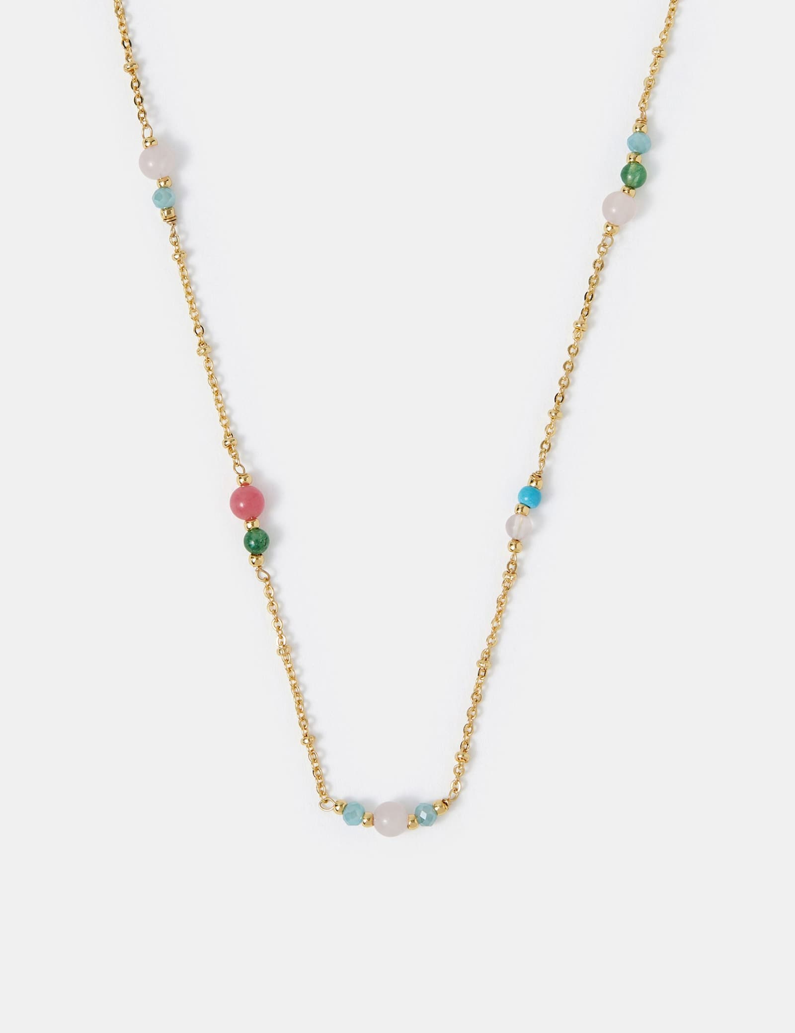 14ct Gold Plated Bead Necklace - image 3