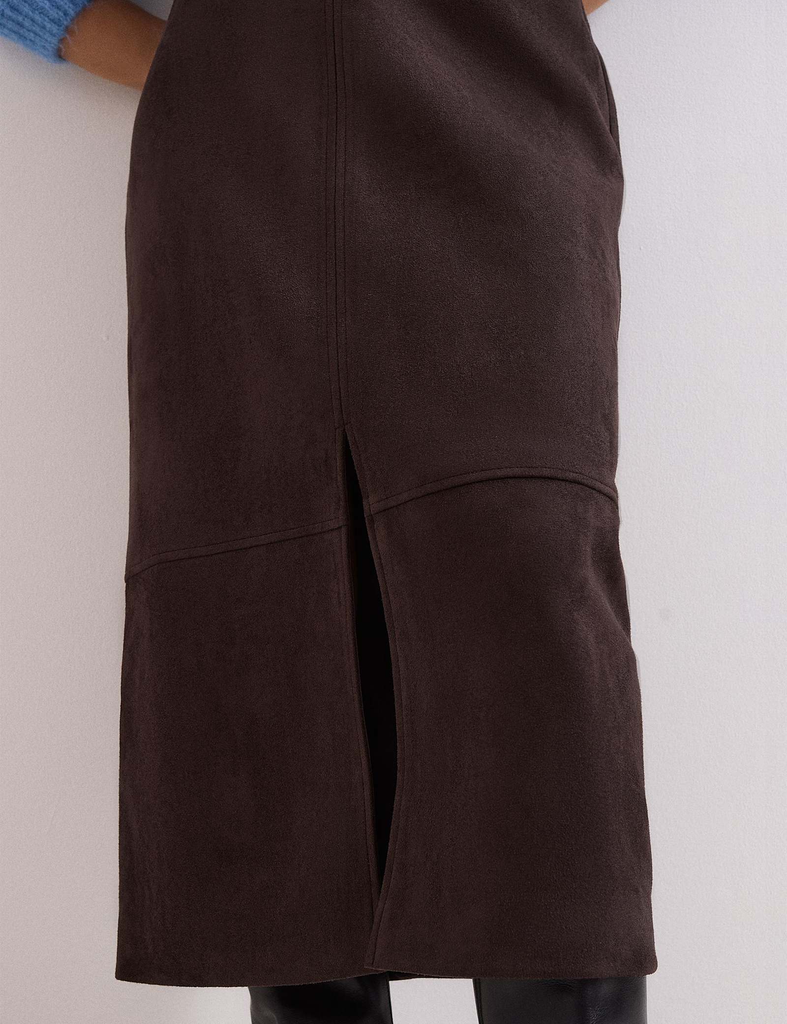 Split Front Midi Pencil Skirt - image 3