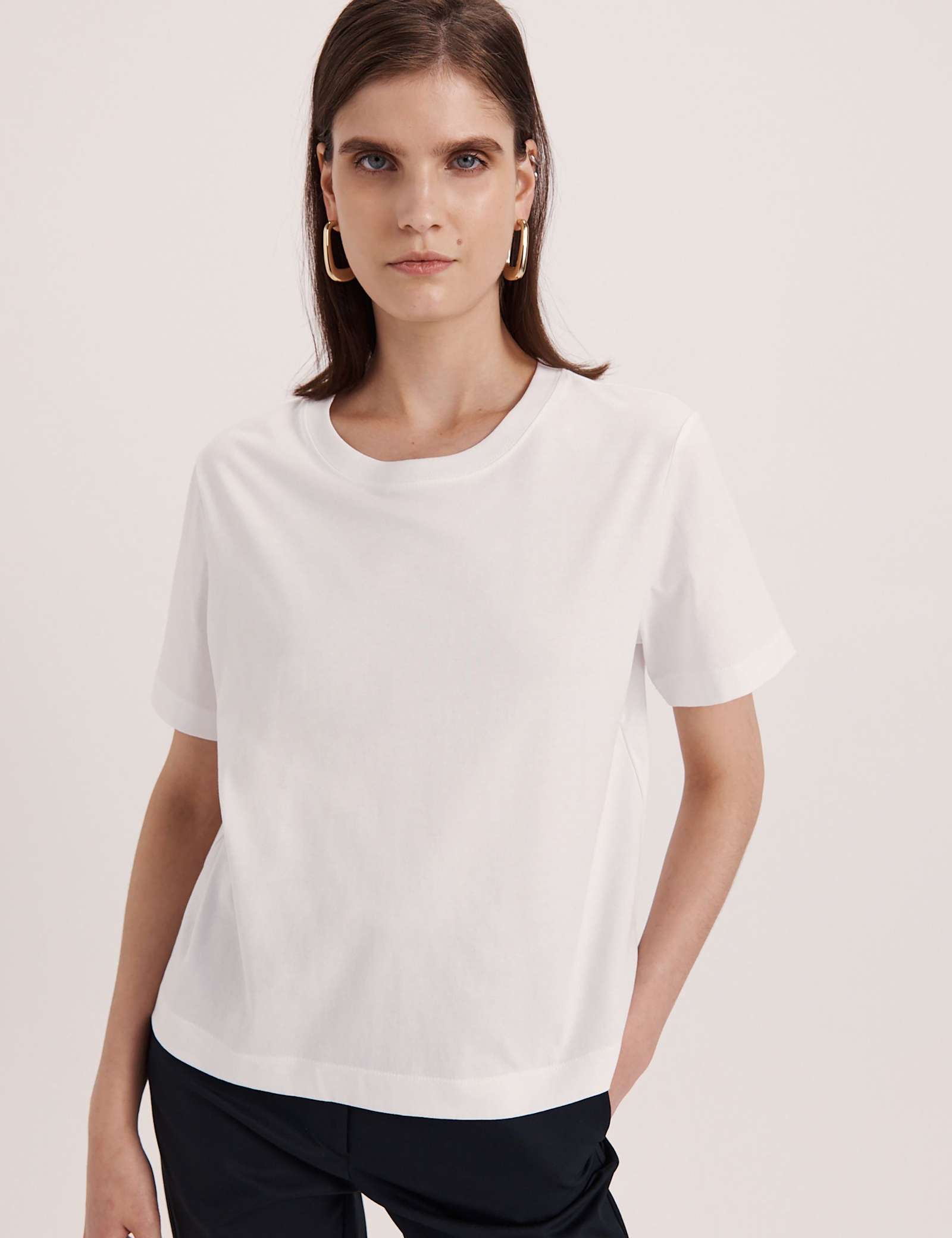 Pure Cotton Crew Neck T-Shirt - image 2