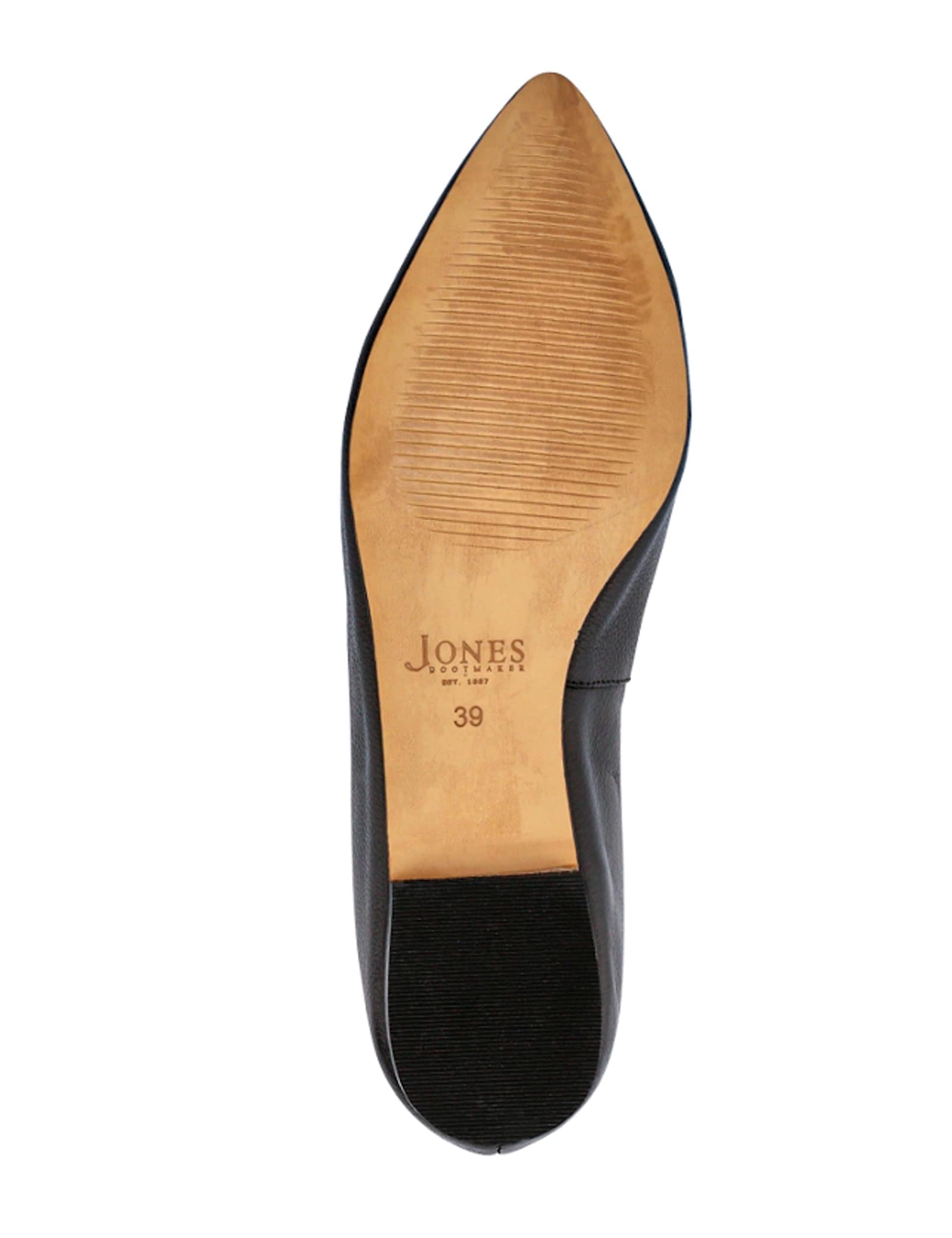 Leather Slip On Flat Pointed Pumps - image 2