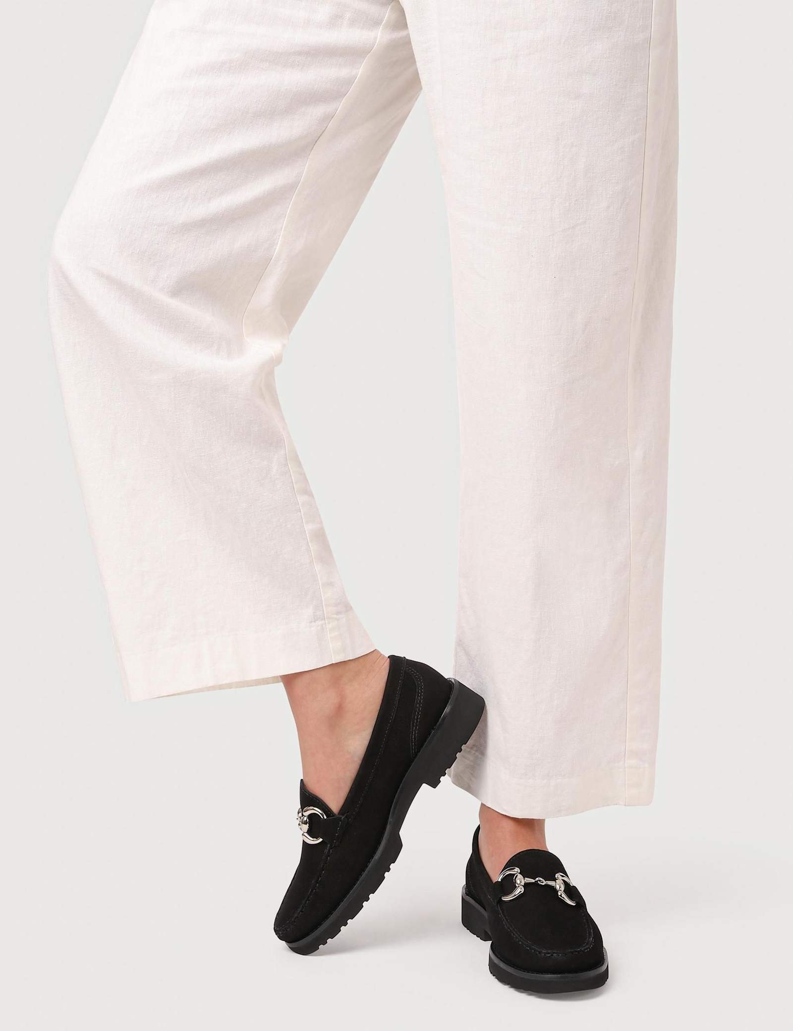 Leather Slip On Snaffle Loafers - image 3