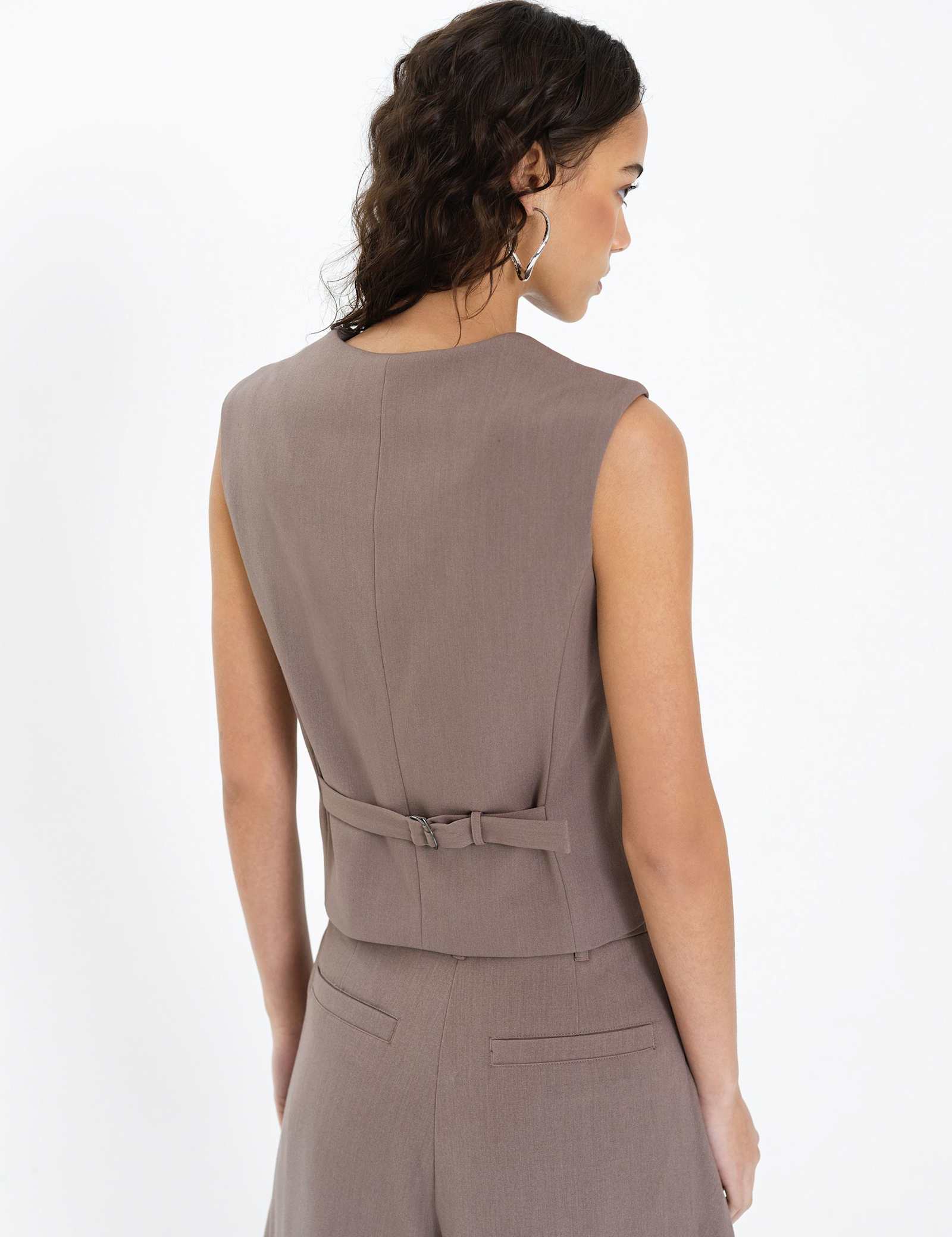 V-Neck Button Through Waistcoat - image 4