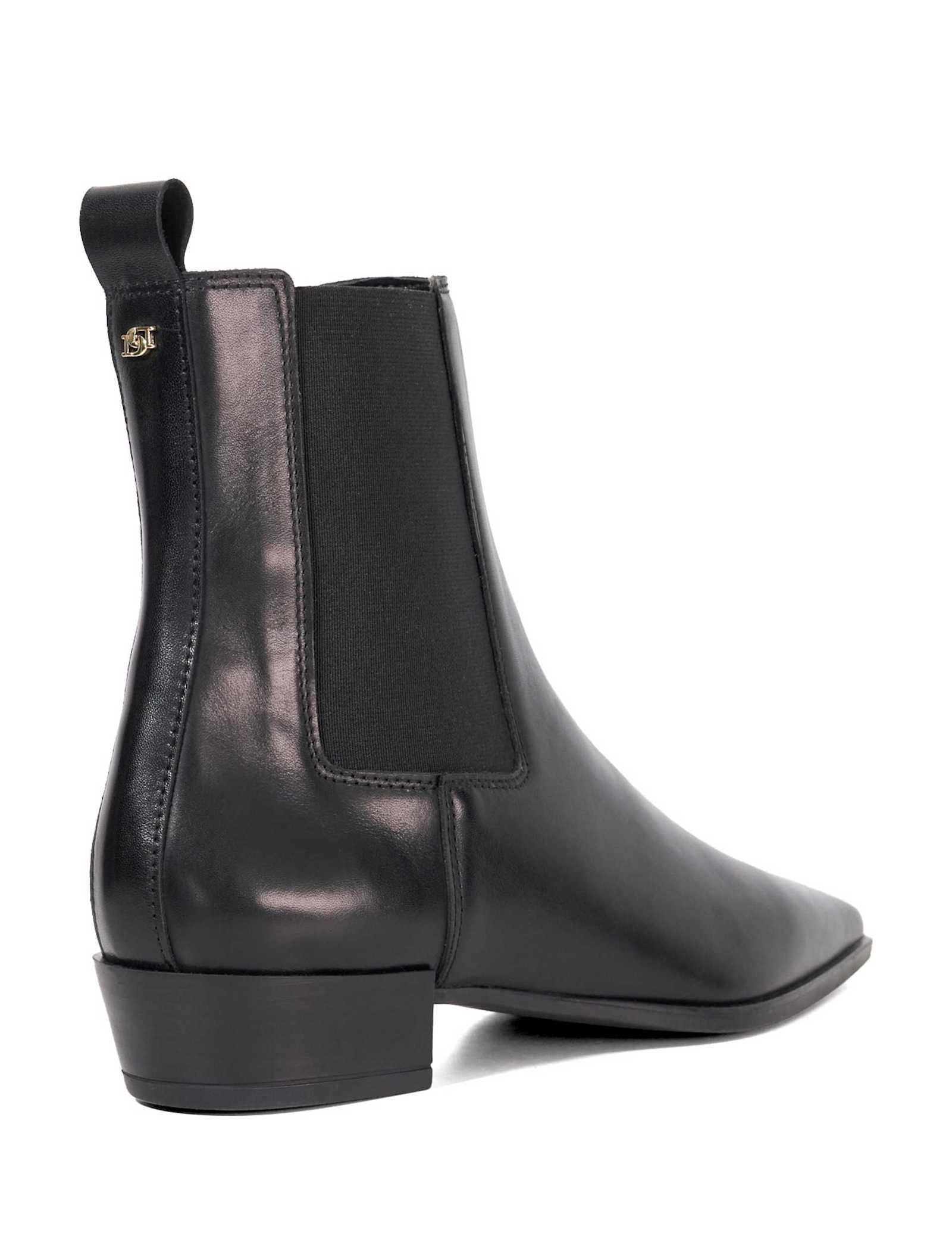 Suede Chelsea Block Heel Ankle Boots - image 5