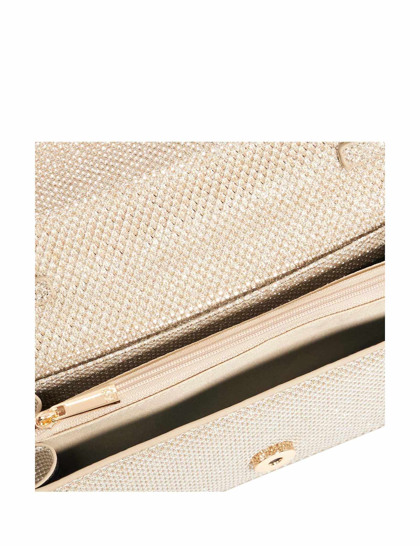 Chain Strap Top Handle Clutch Bag - image 2